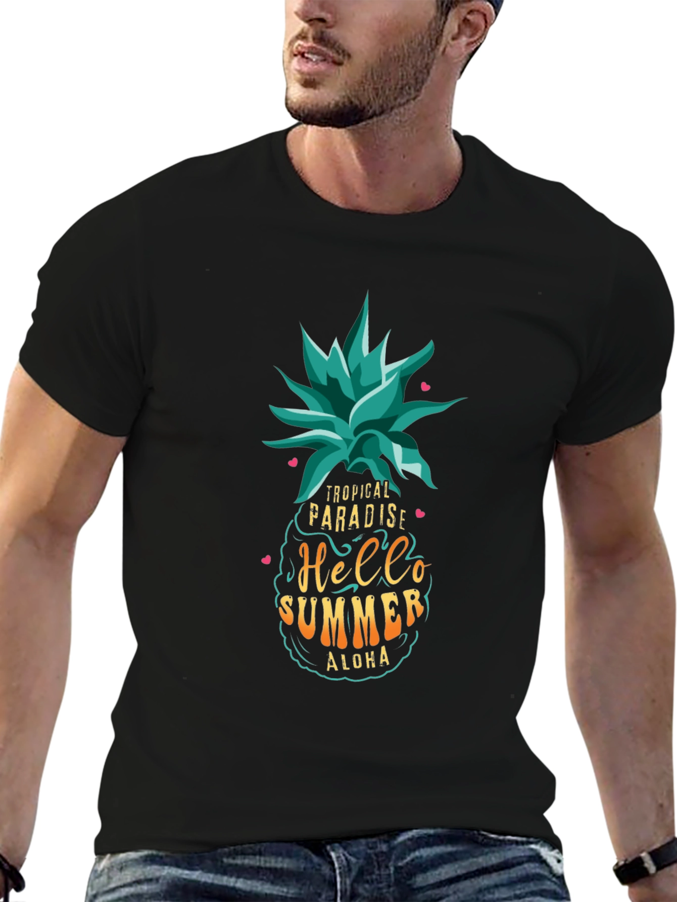 Tropical Paradise Summer T-Shirt - Aloha Vibes