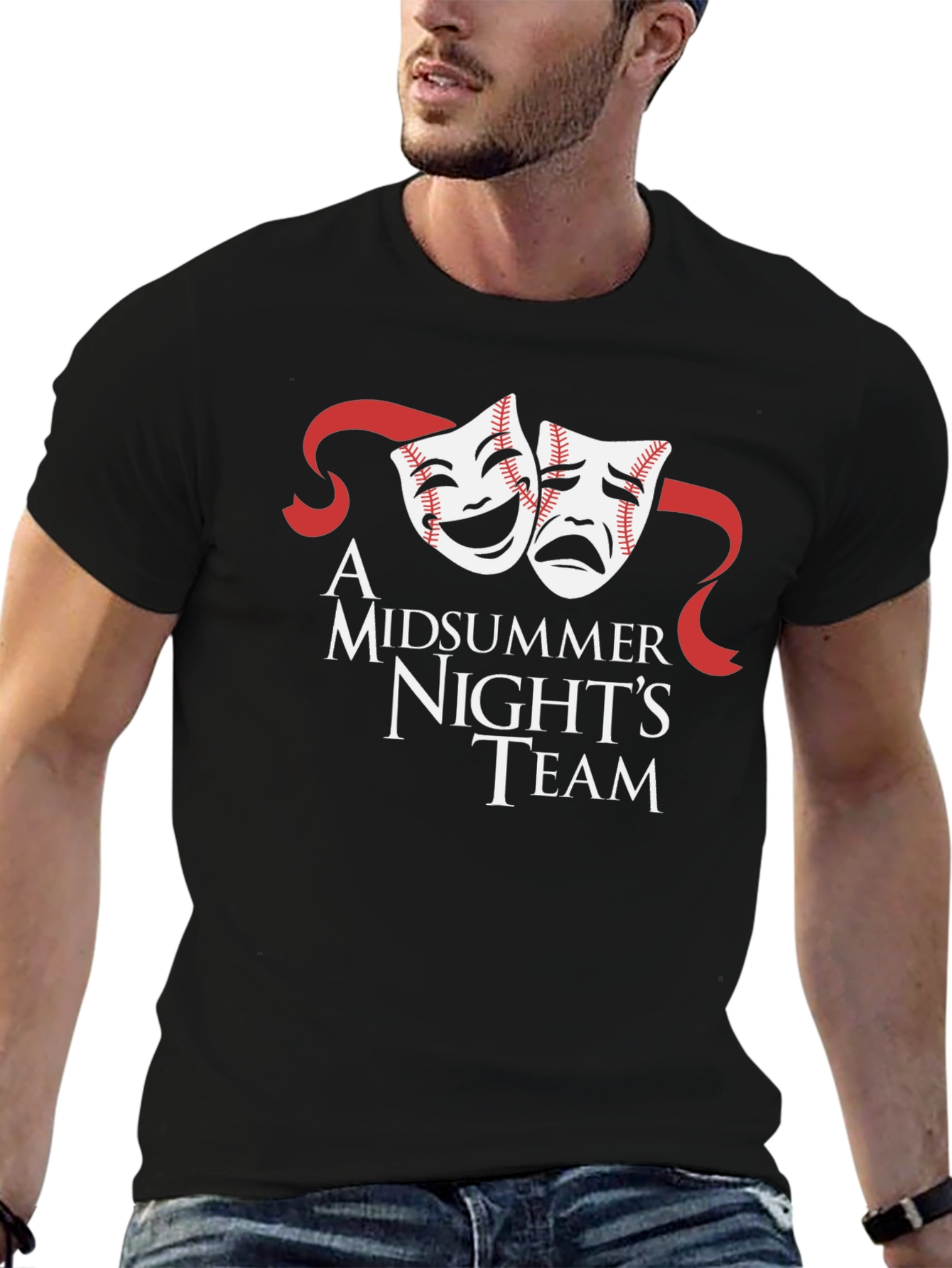 Midsummer Nights Team T-Shirt Baseball Masks