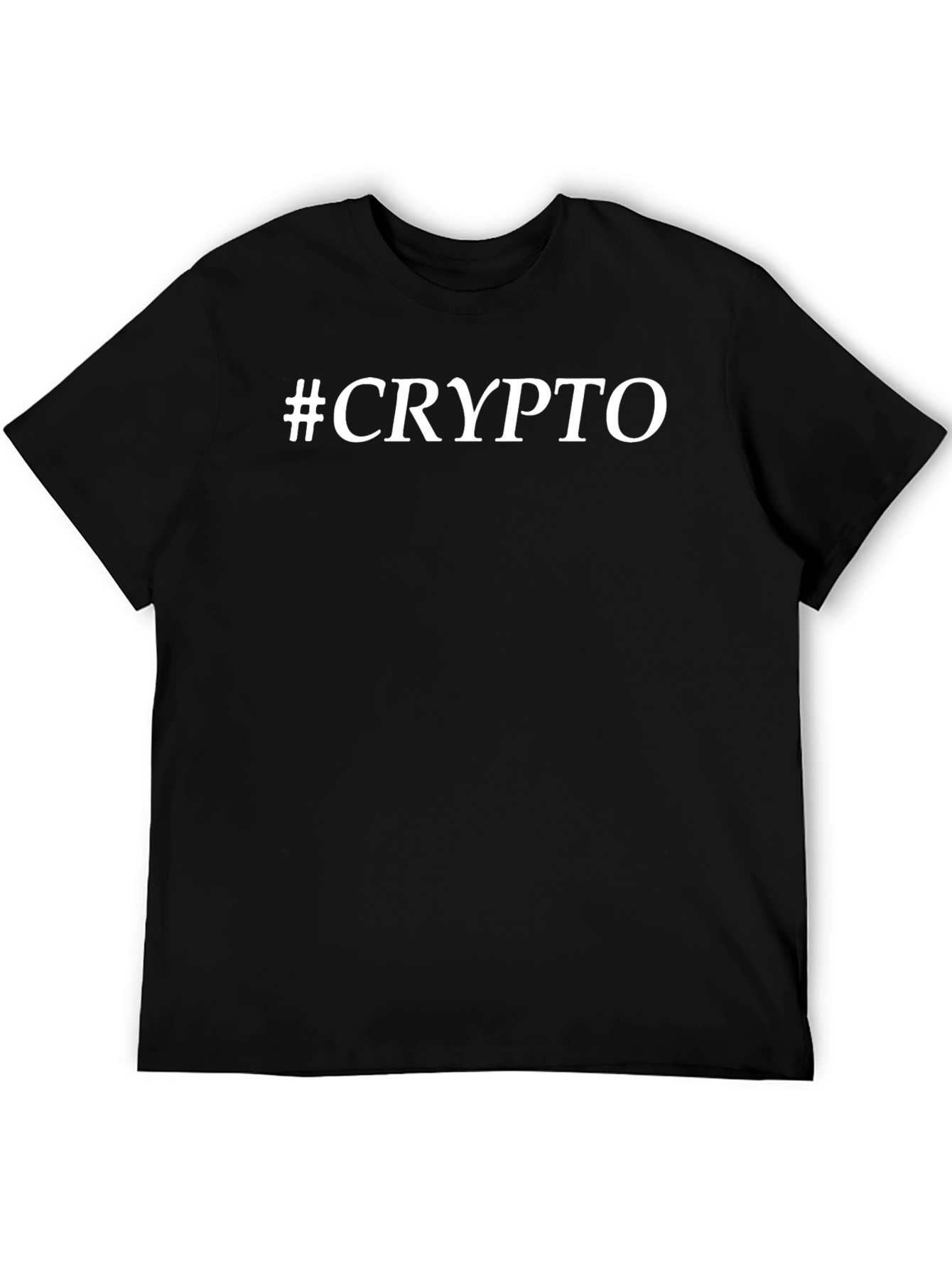 Crypto T-Shirt - Stylish Black Tee