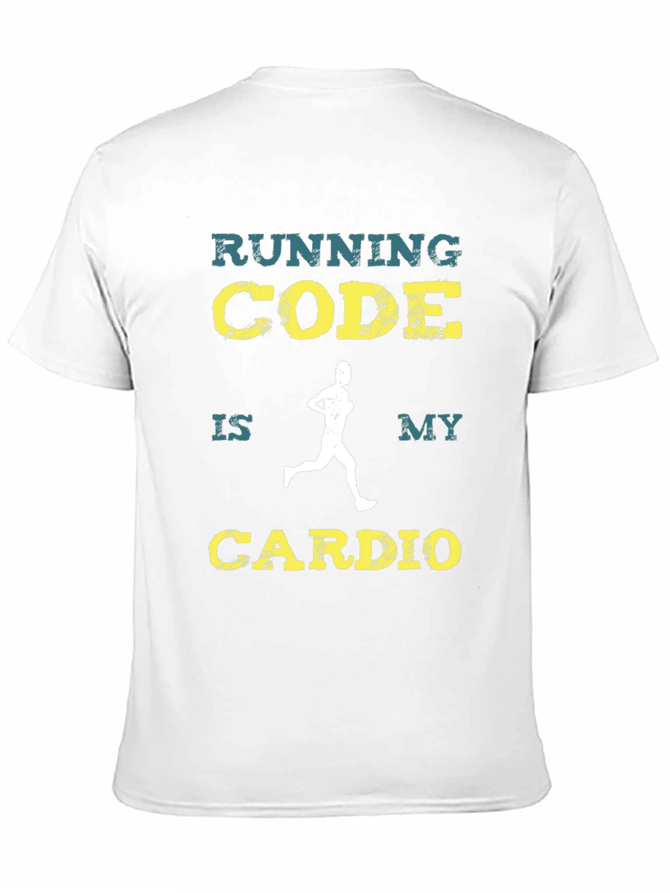 Running Code is My Cardio Black T-Shirt