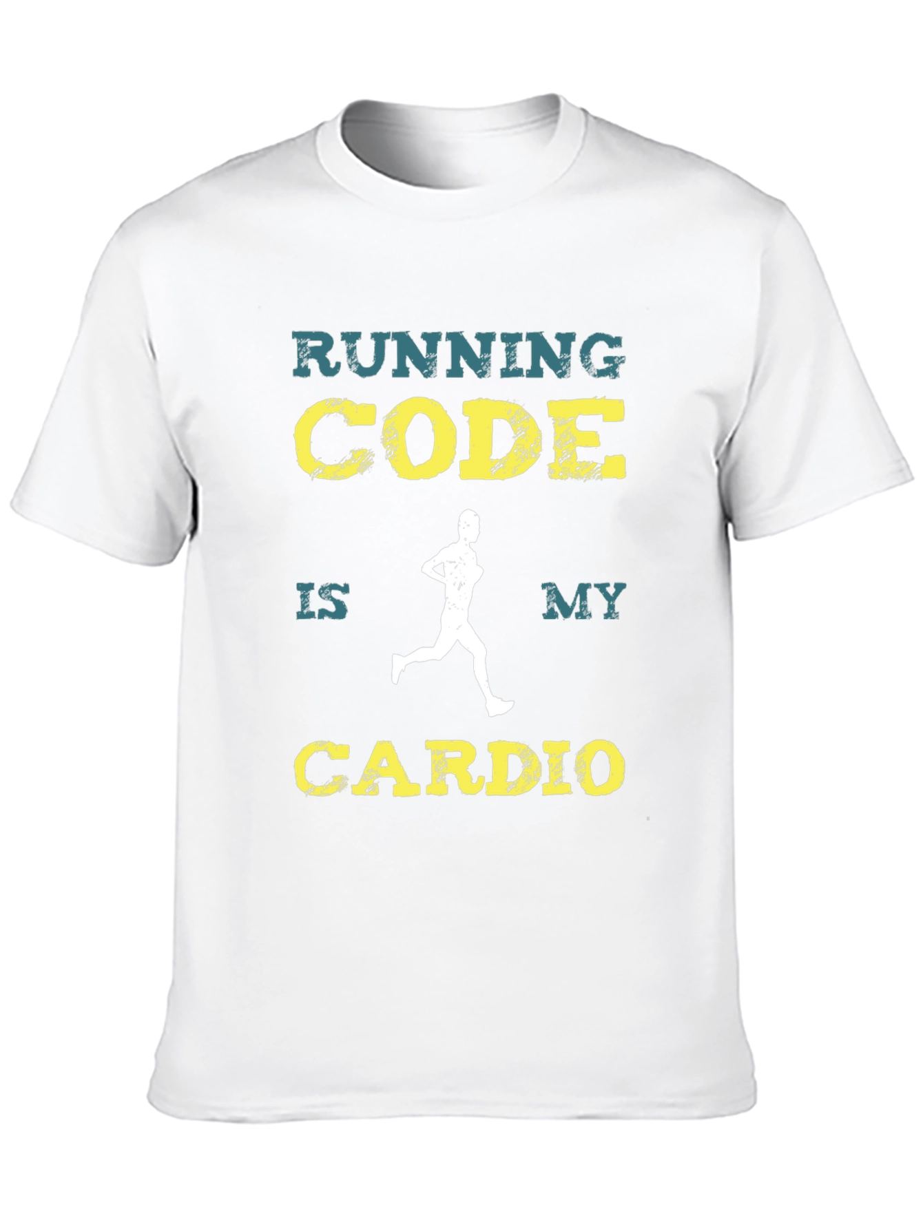 Running Code is My Cardio Black T-Shirt