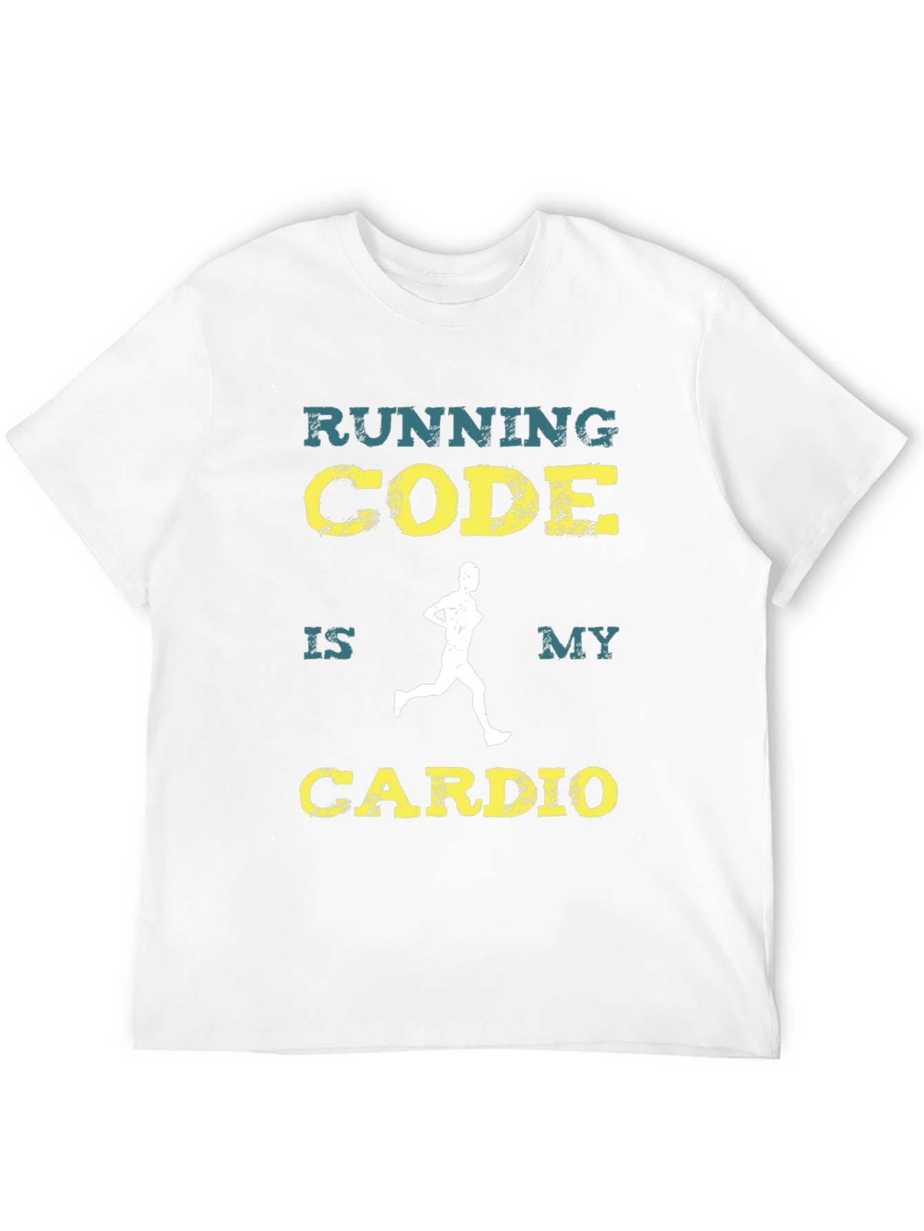 Running Code is My Cardio Black T-Shirt