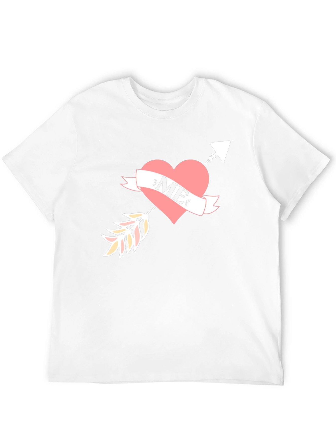 Heart Arrow ME Graphic Tee - Unique Design