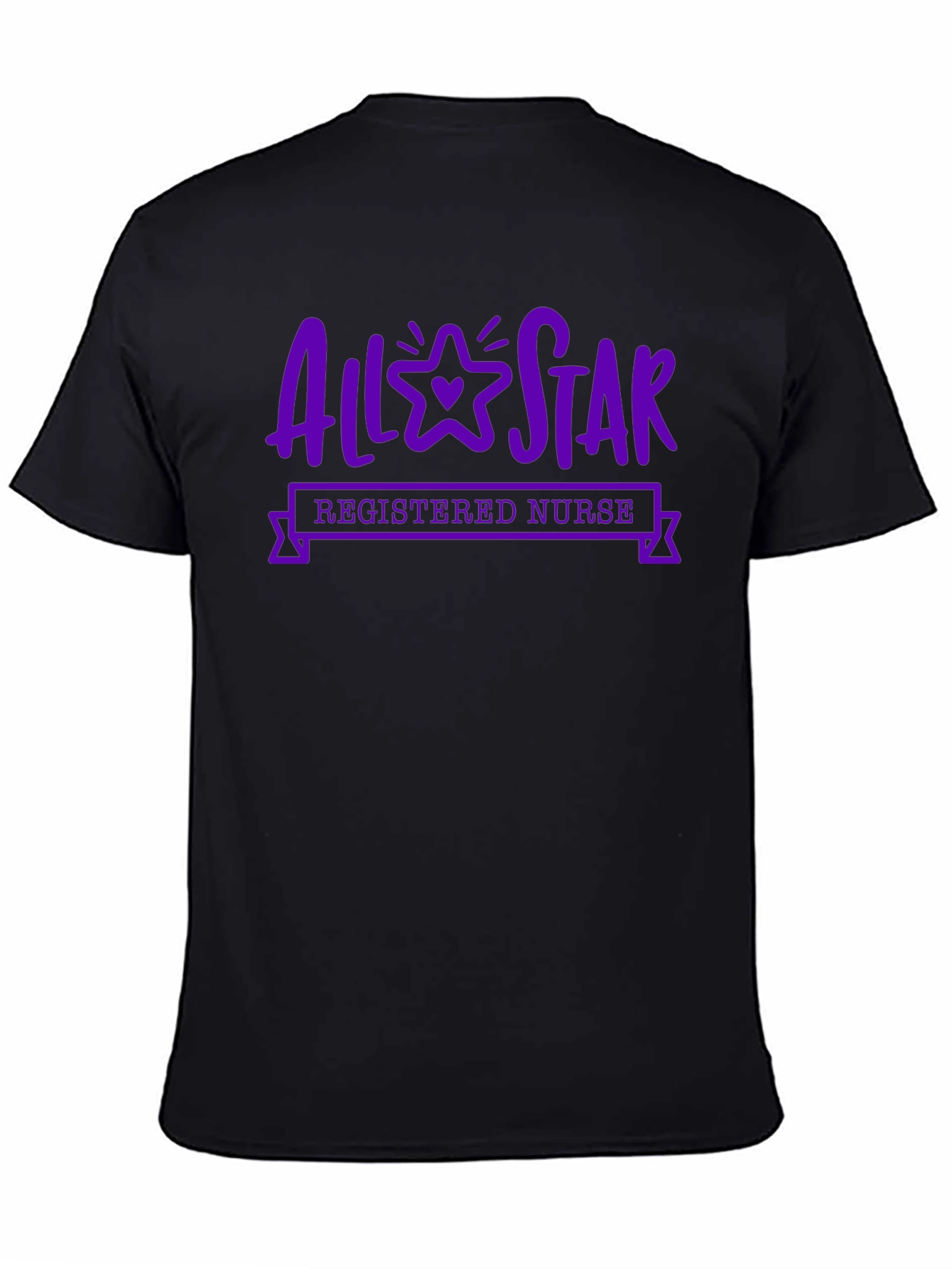 All-Star Registered Nurse T-Shirt - Black
