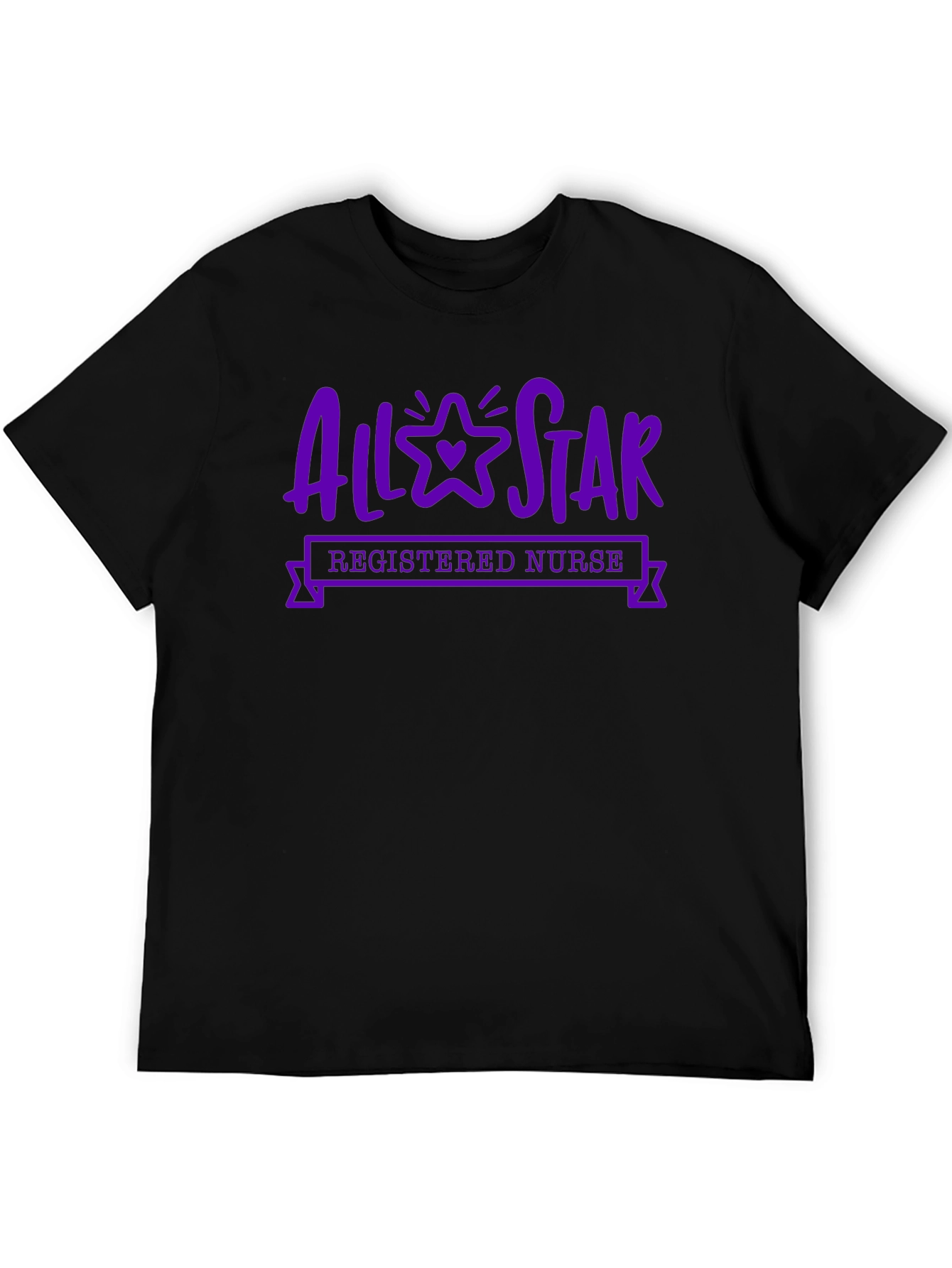 All-Star Registered Nurse T-Shirt - Black