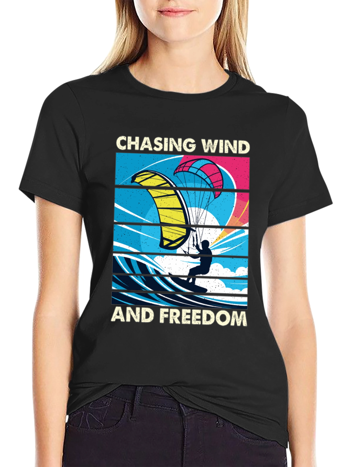 Chasing Wind and Freedom Graphic Tee