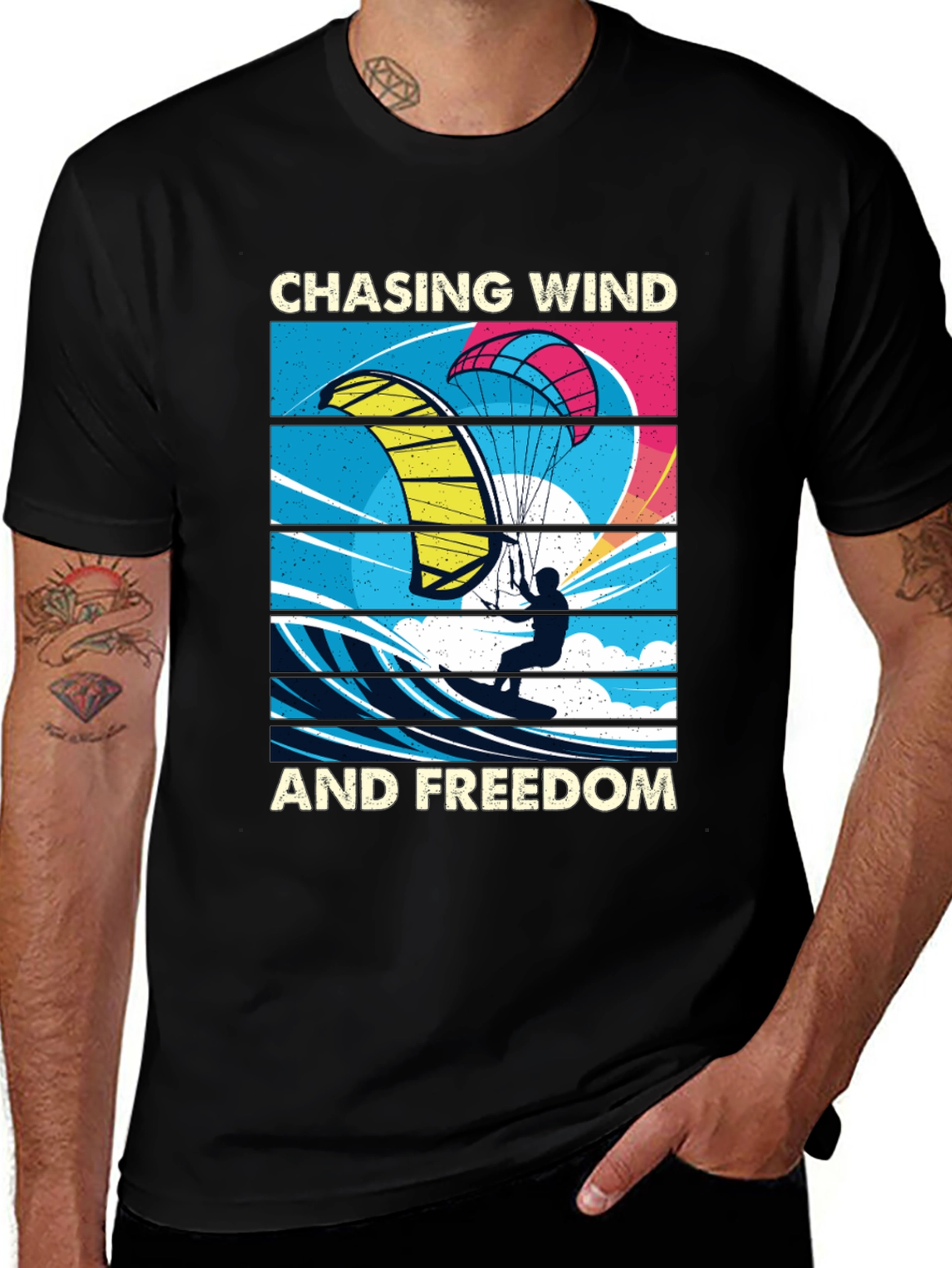 Chasing Wind and Freedom Graphic Tee
