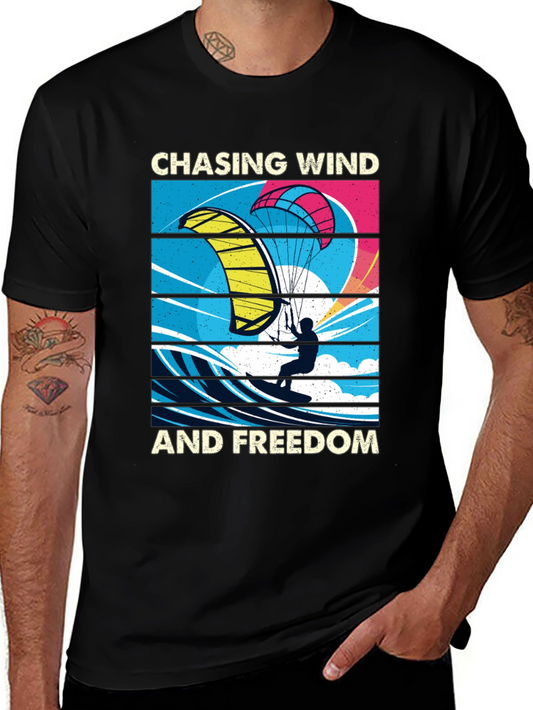 Chasing Wind and Freedom Graphic Tee