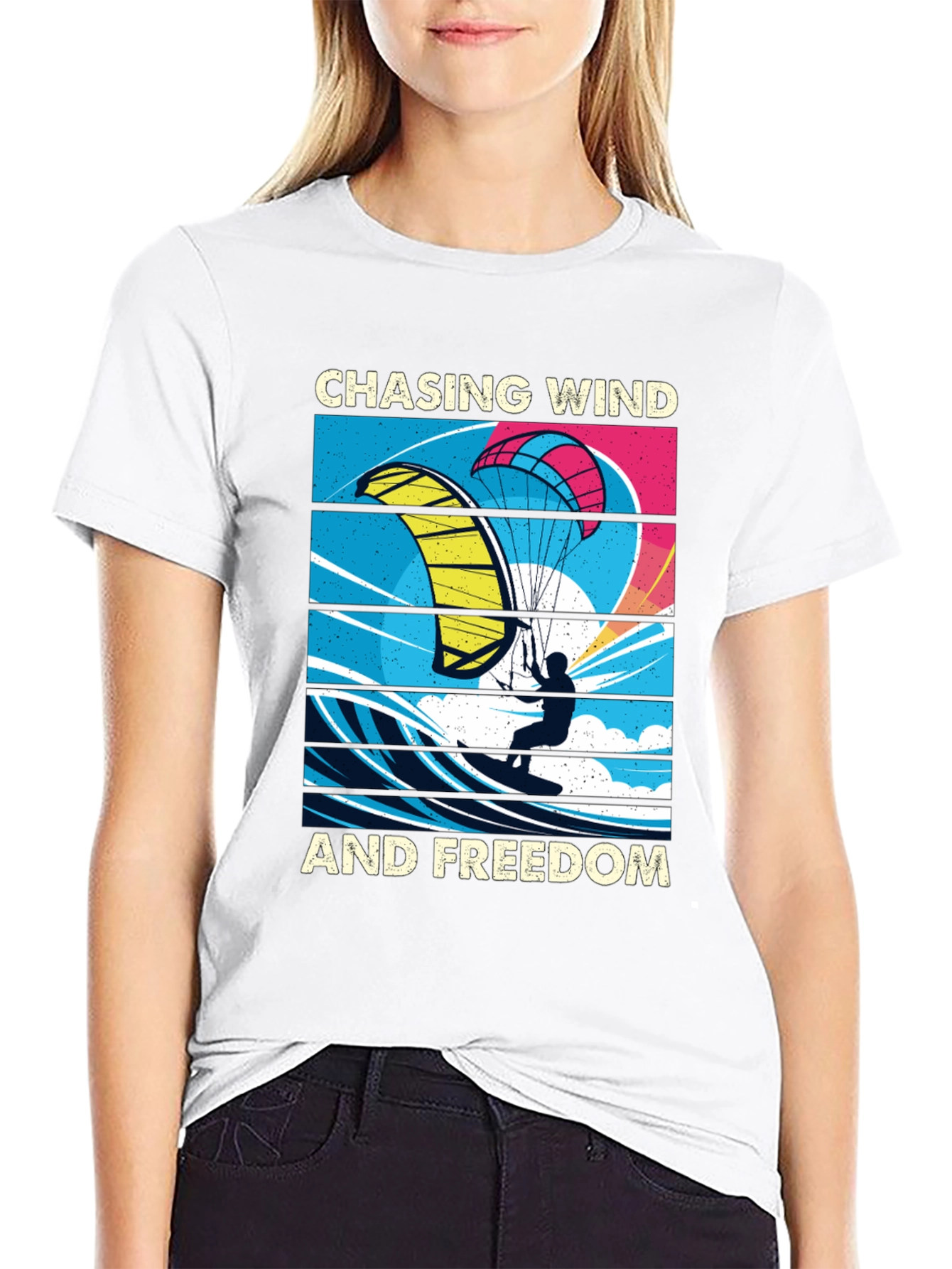 Chasing Wind and Freedom Graphic Tee