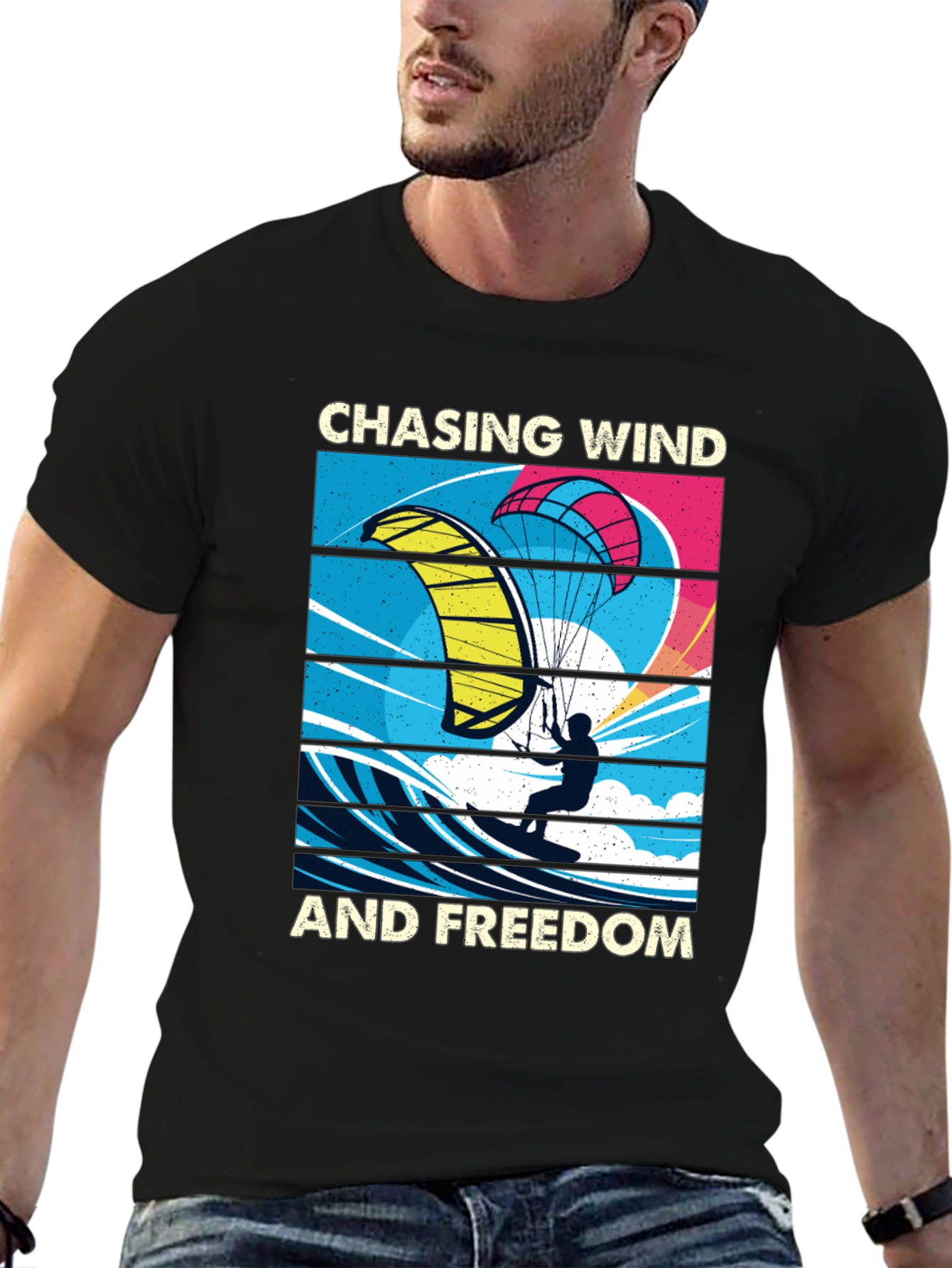 Chasing Wind and Freedom Graphic Tee