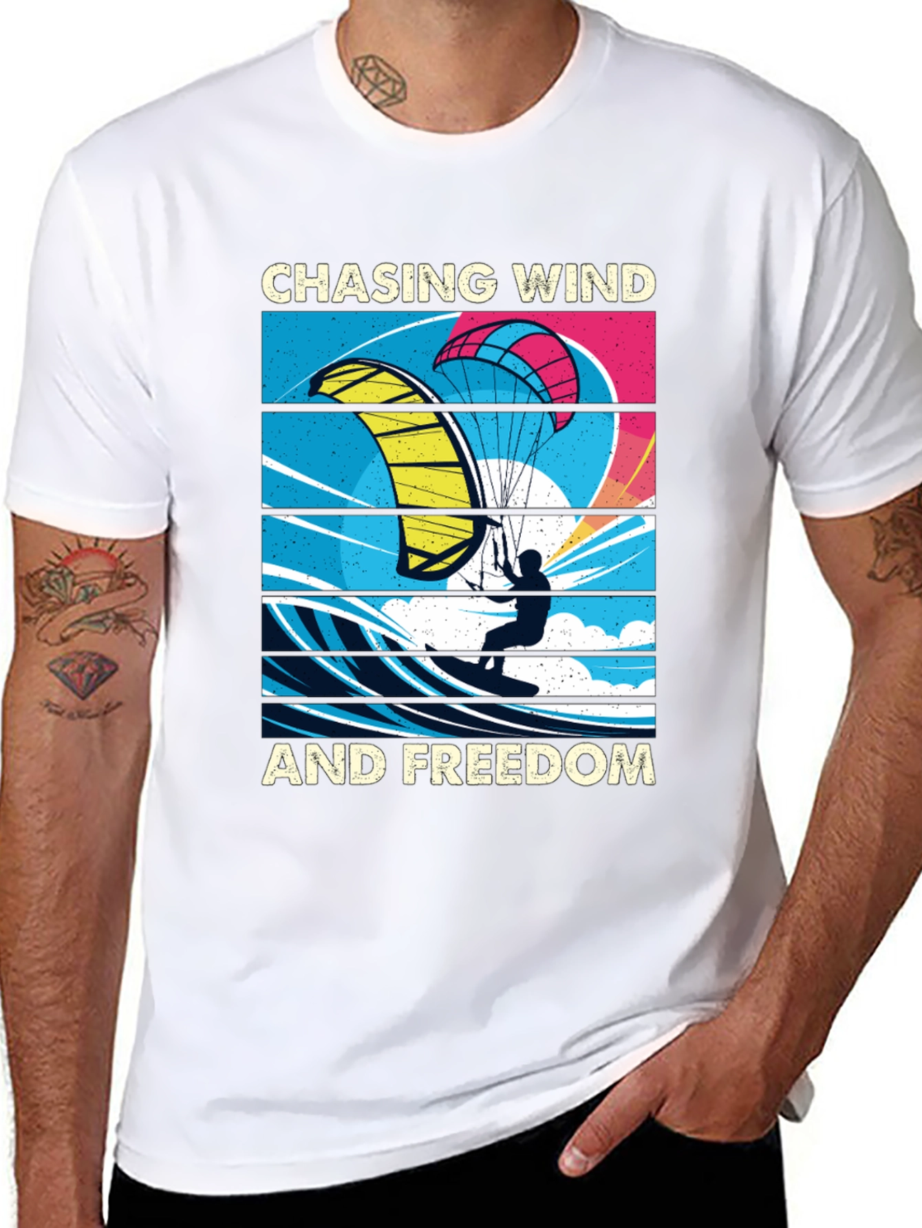 Chasing Wind and Freedom Graphic Tee