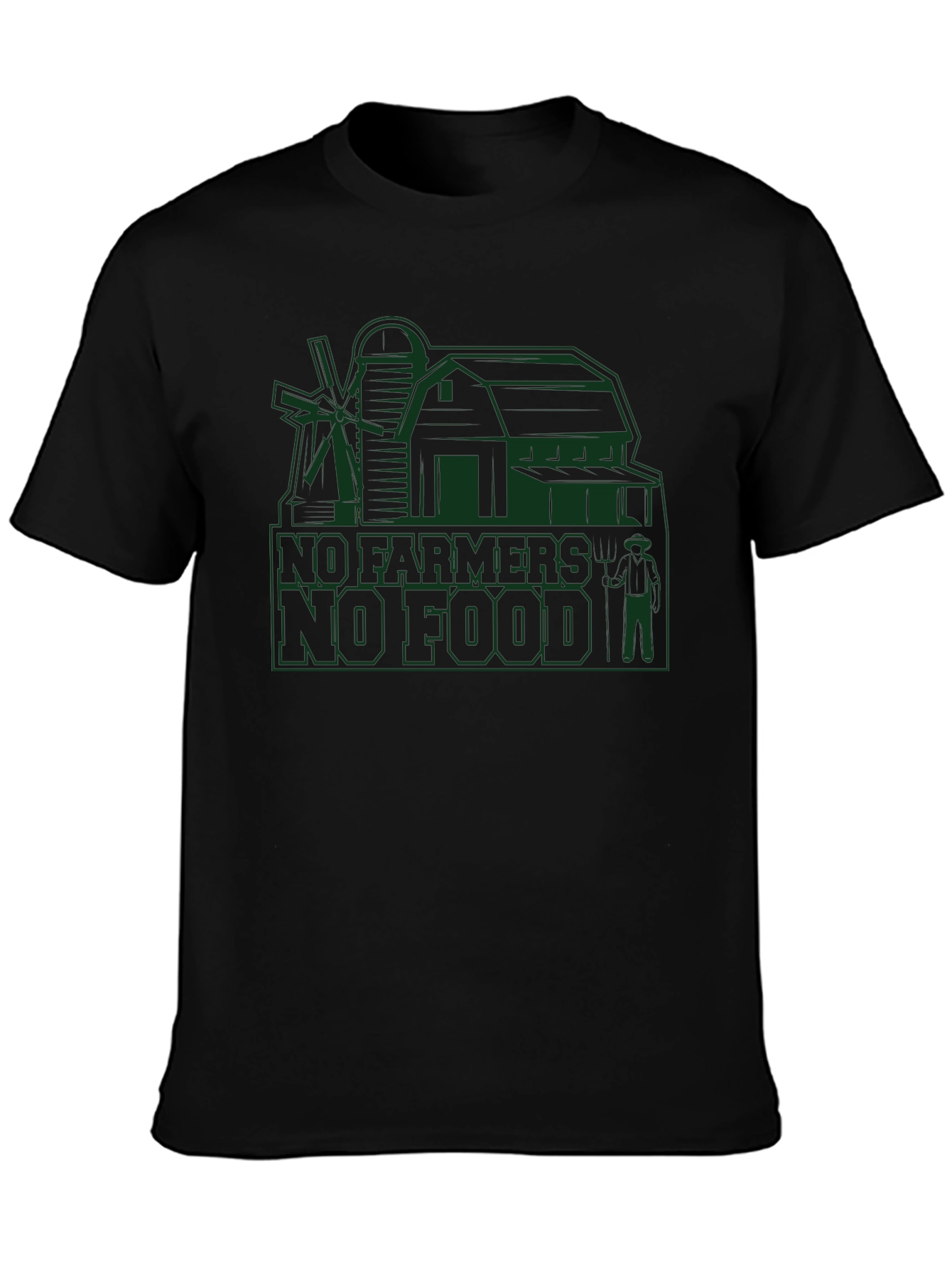 No Farmers No Food T-Shirt Farmer Tee