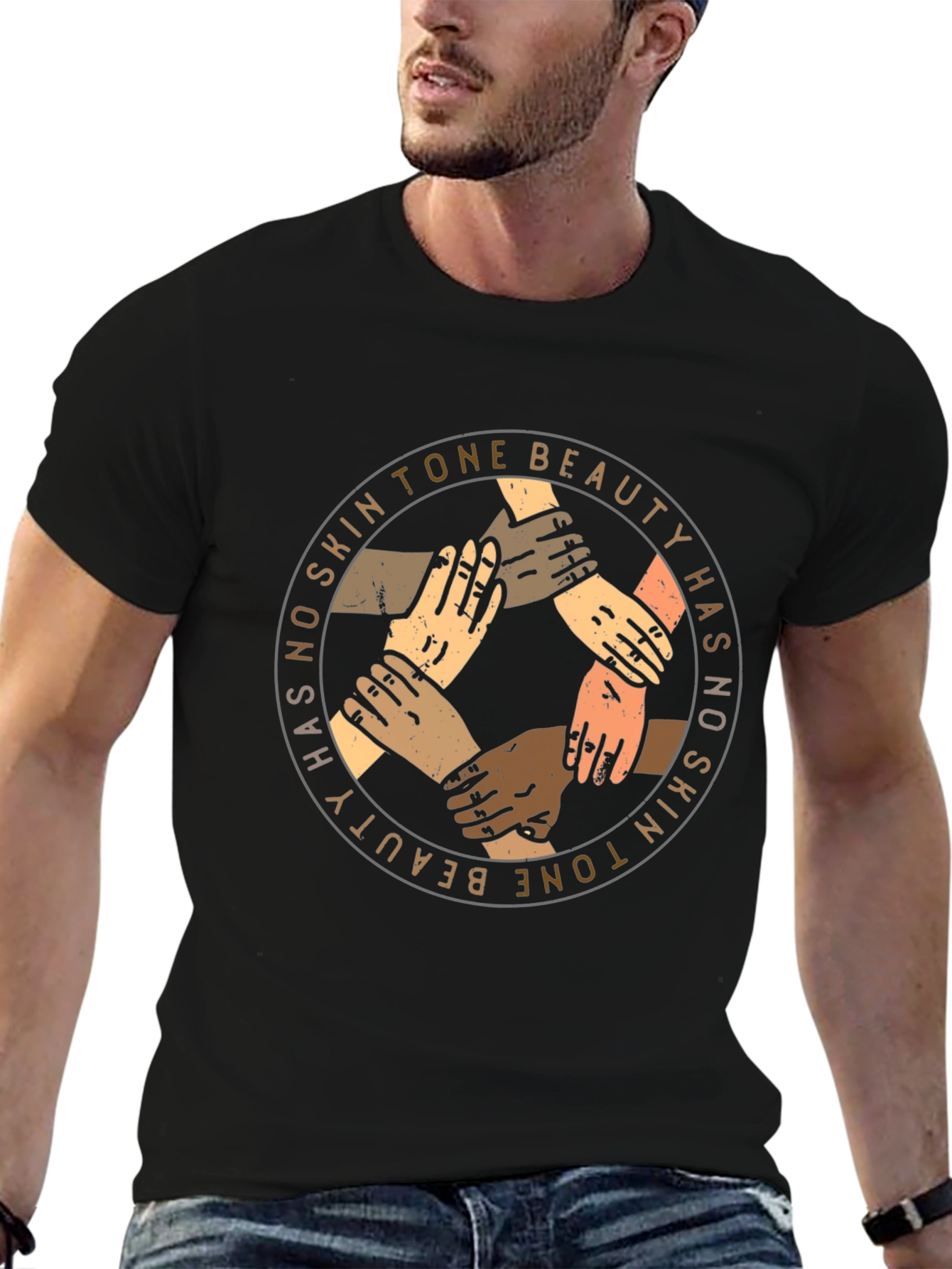 Beauty Has No Skin Tone Graphic Tee