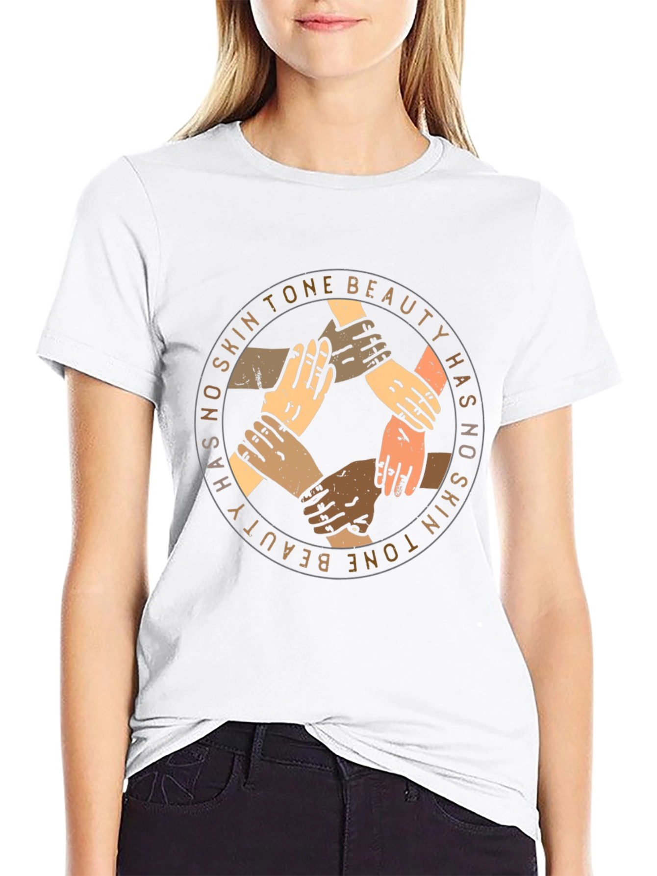 Beauty Has No Skin Tone Graphic Tee