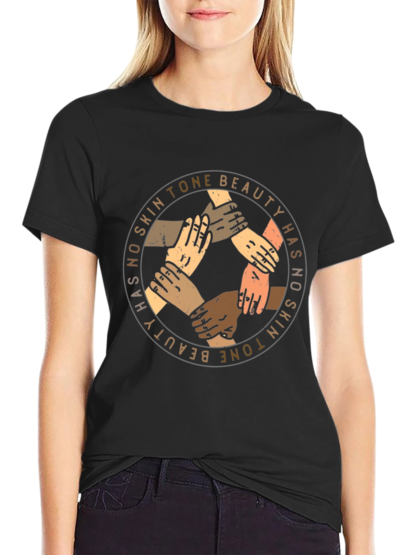 Beauty Has No Skin Tone Graphic Tee