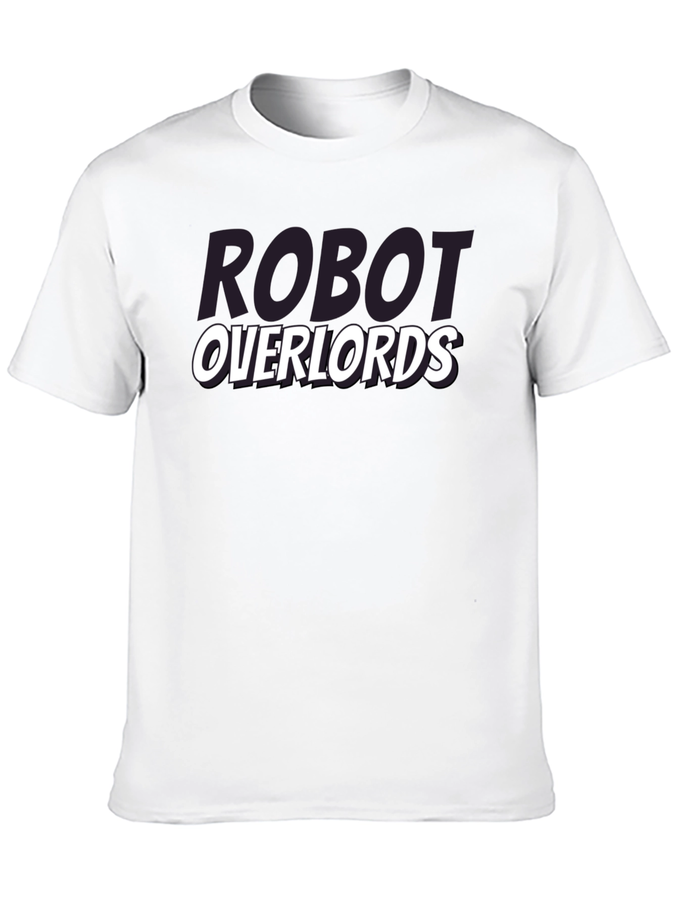 Robot Overlords Graphic T-Shirt - Black