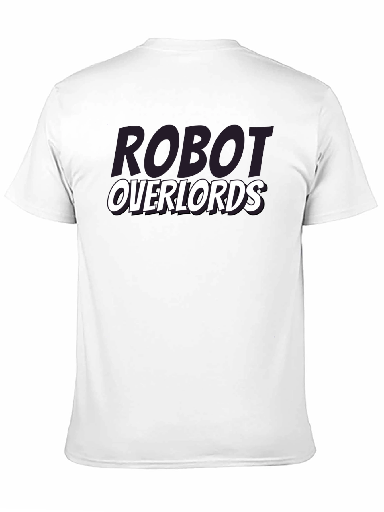 Robot Overlords Graphic T-Shirt - Black