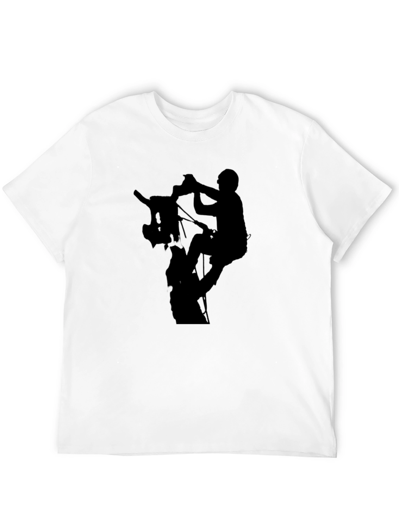 Arborist Tree Climber Silhouette T-Shirt