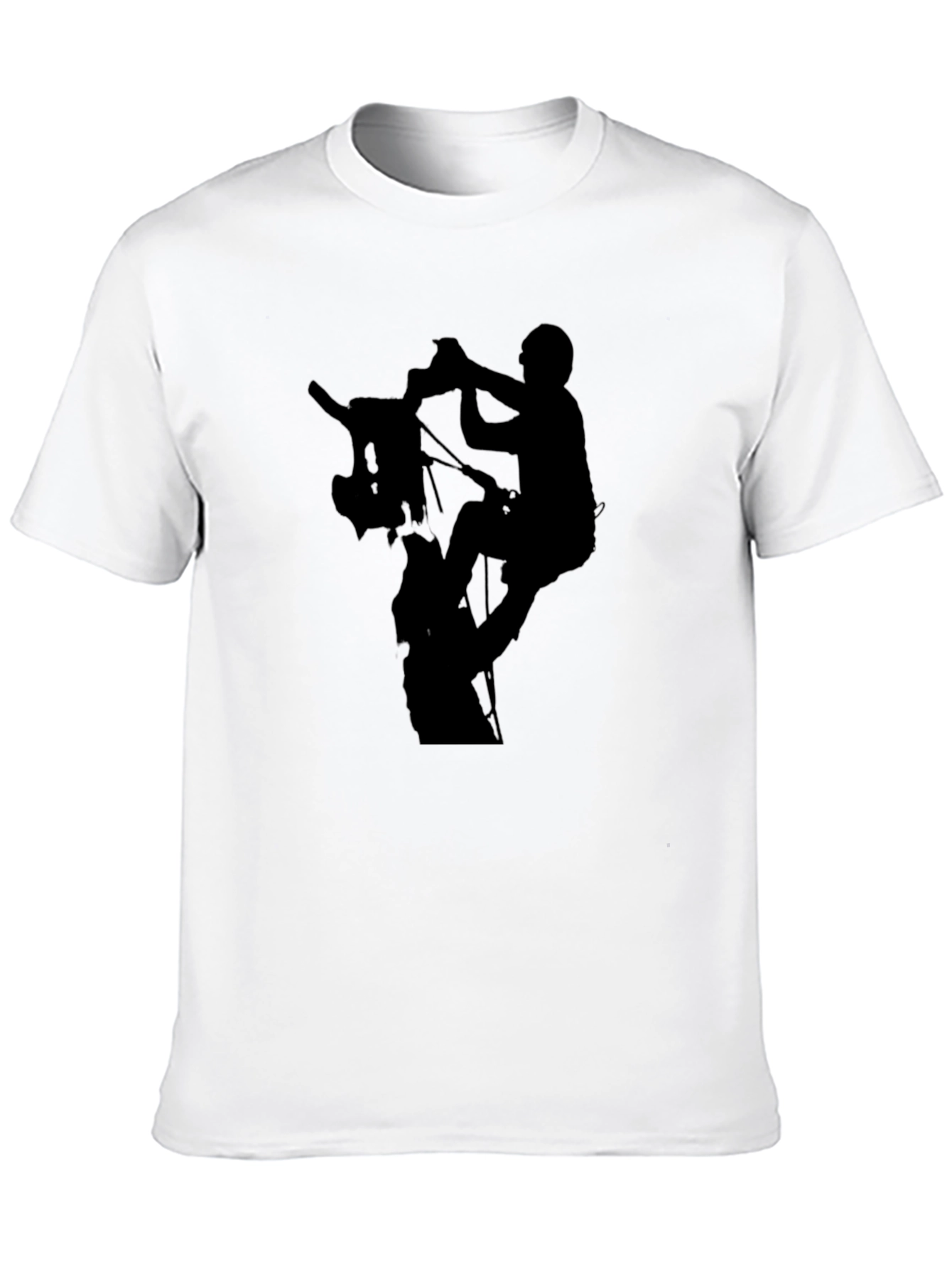 Arborist Tree Climber Silhouette T-Shirt