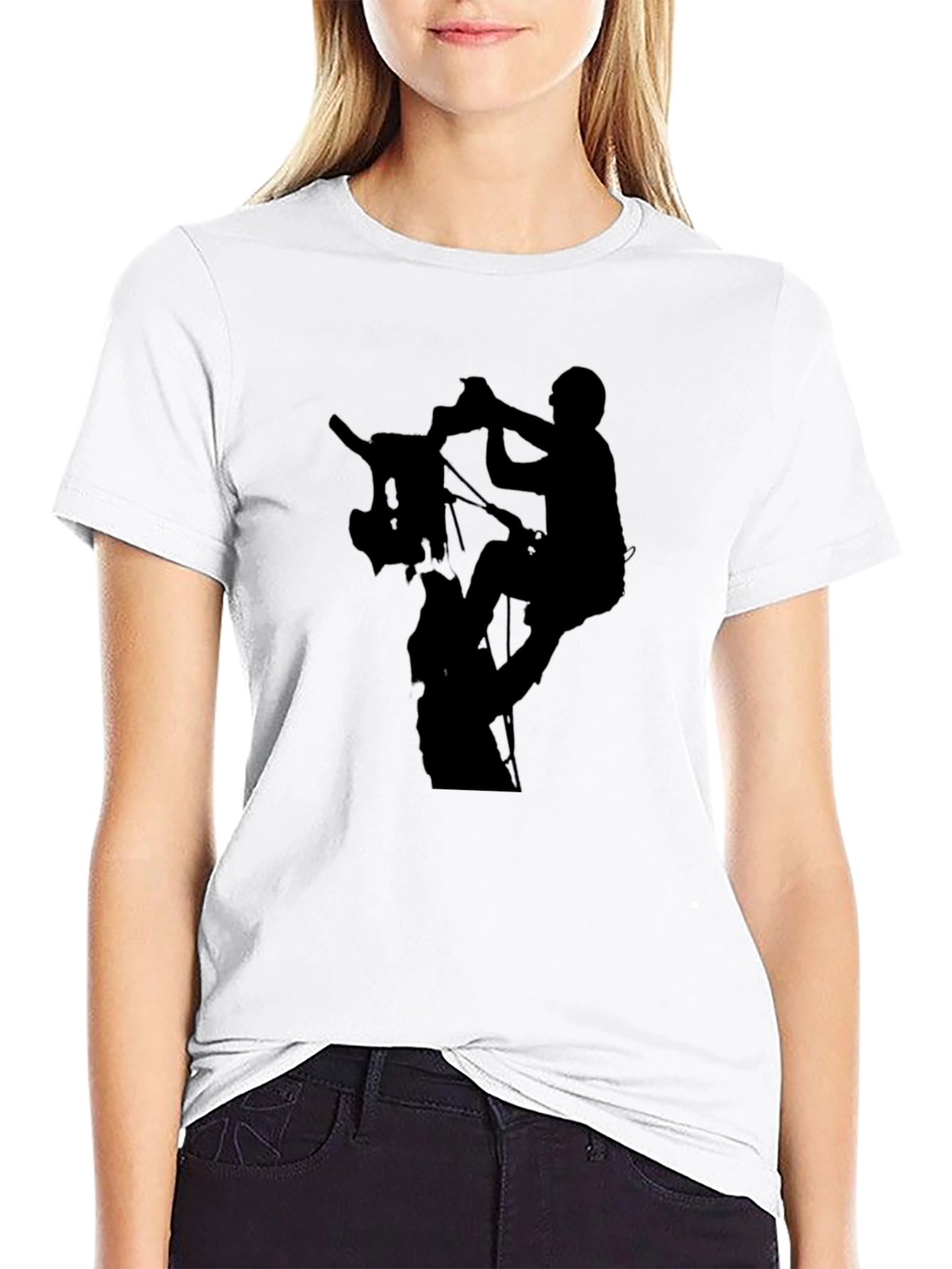 Arborist Tree Climber Silhouette T-Shirt