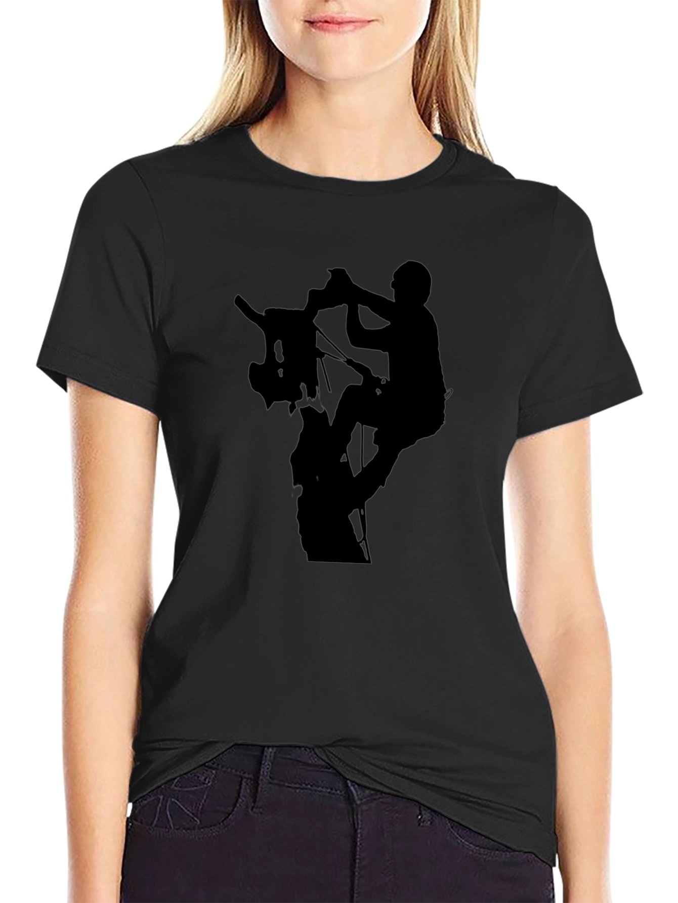 Arborist Tree Climber Silhouette T-Shirt