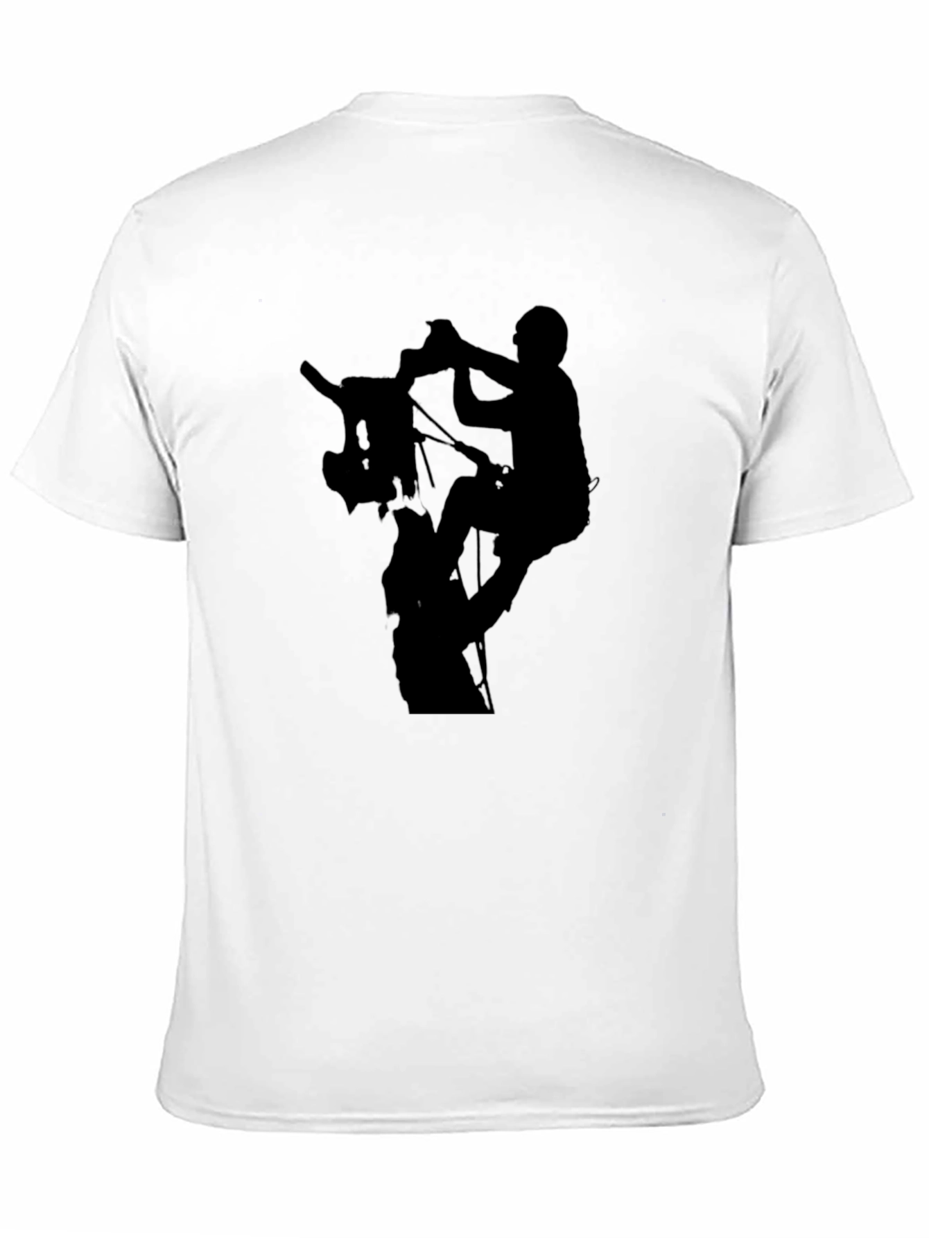 Arborist Tree Climber Silhouette T-Shirt