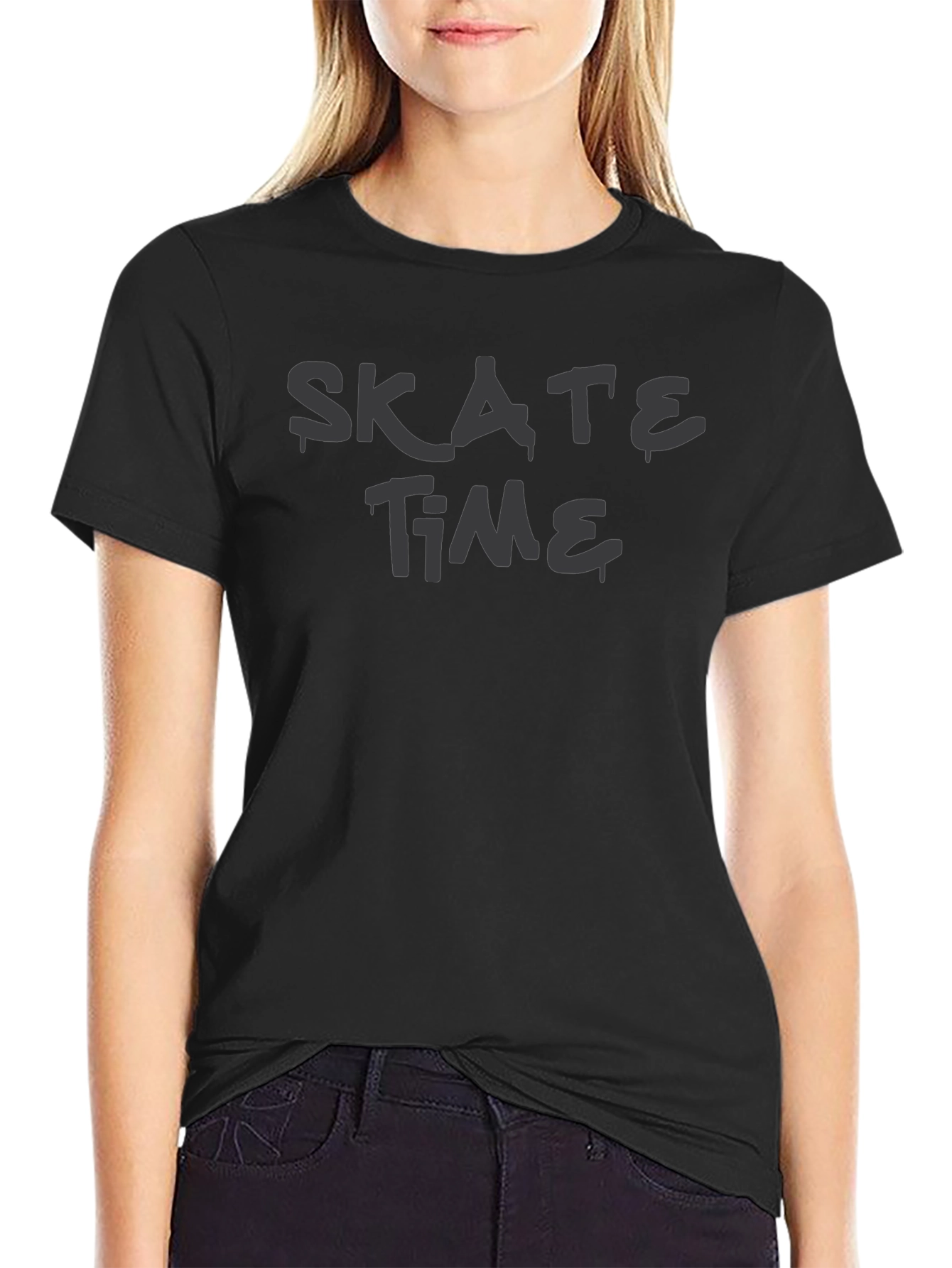 Skate Time Graphic Tee - Black