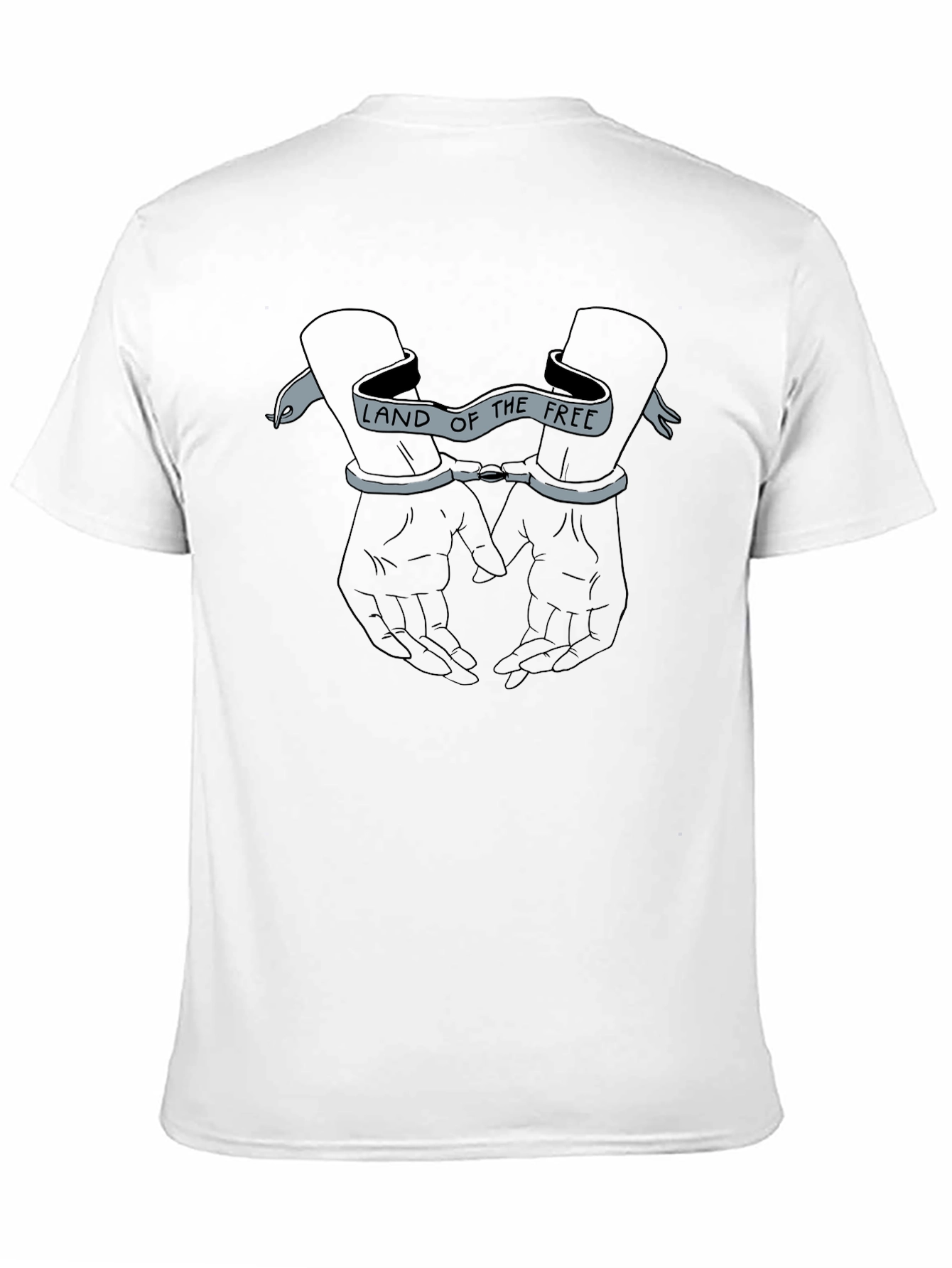 Land of the Free Graphic T-Shirt - Black