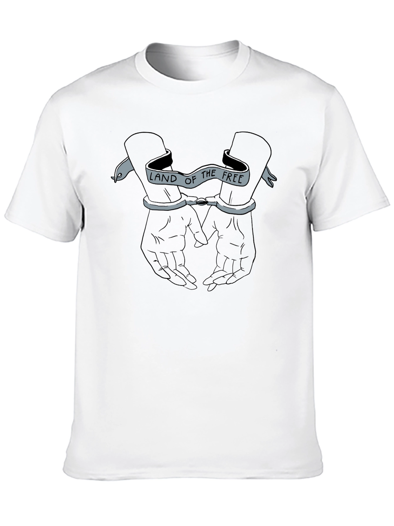 Land of the Free Graphic T-Shirt - Black