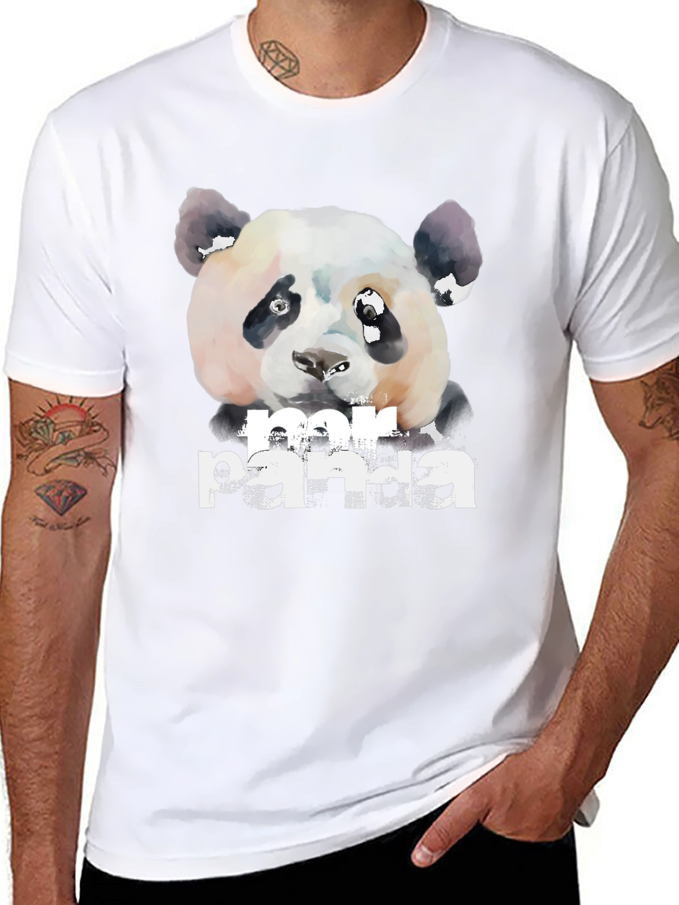 Cool Panda T-Shirt: Unique Animal Graphic Tee
