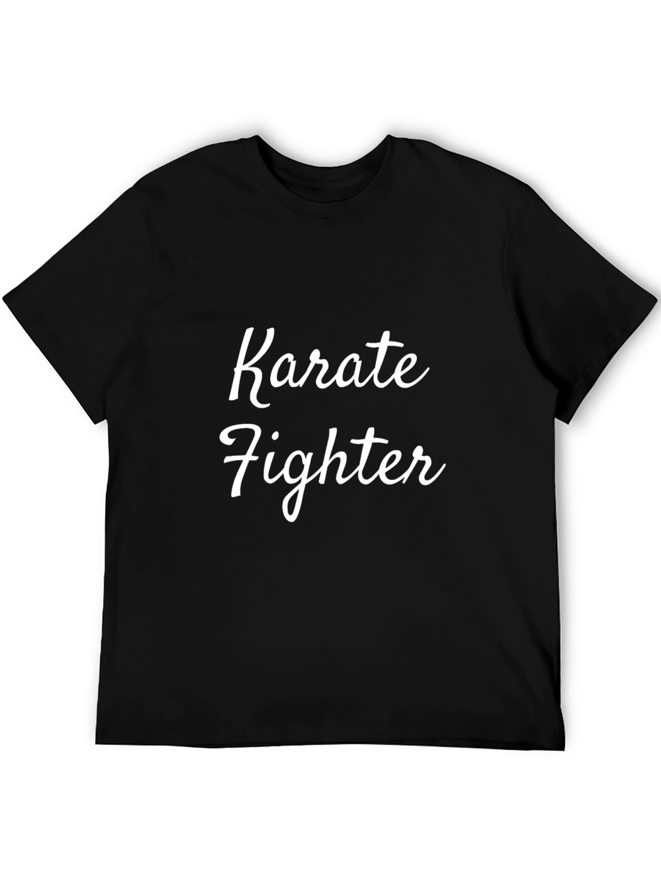 Karate Fighter Black T-Shirt - Stylish and Comfortable