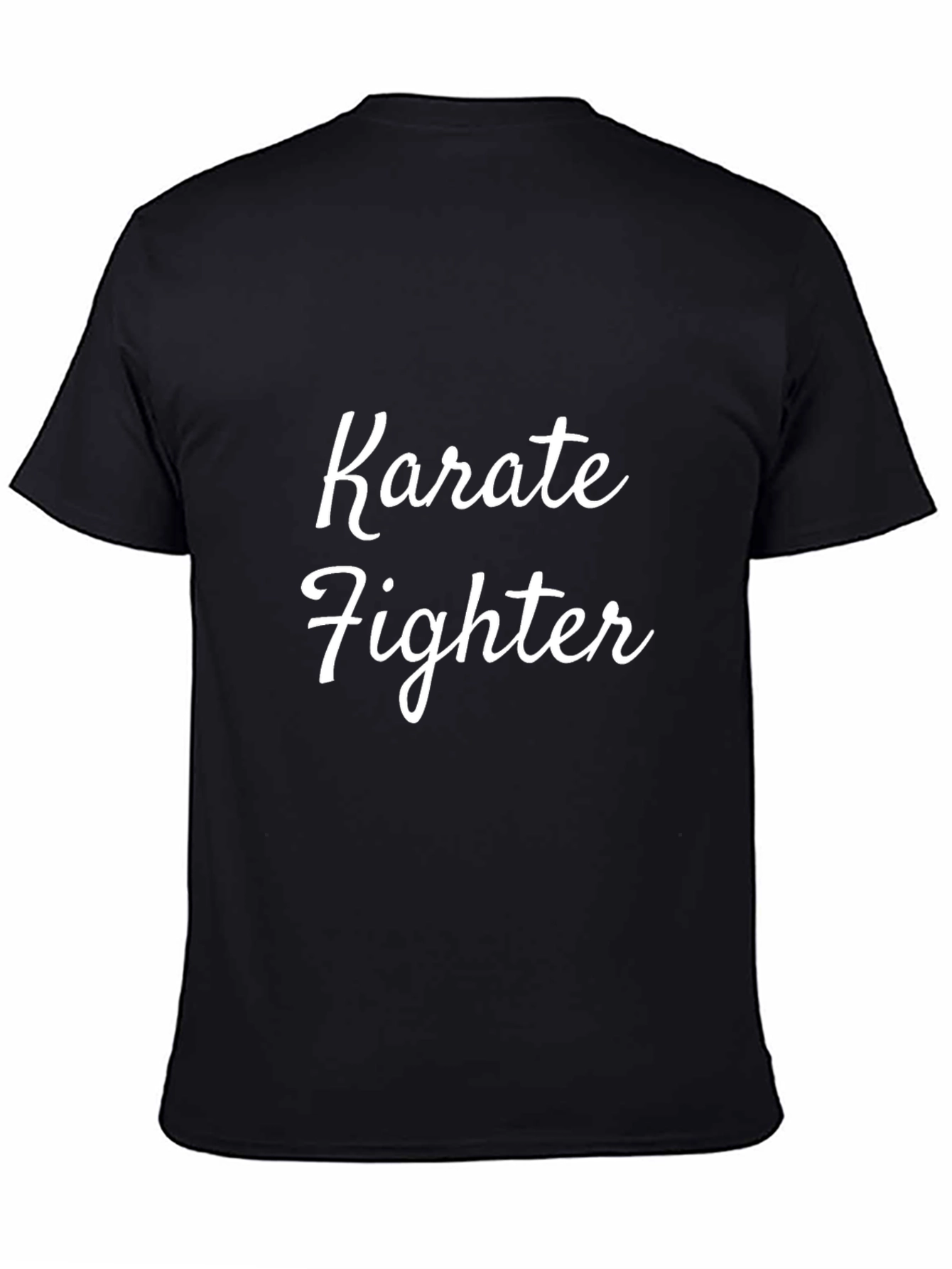 Karate Fighter Black T-Shirt - Stylish and Comfortable