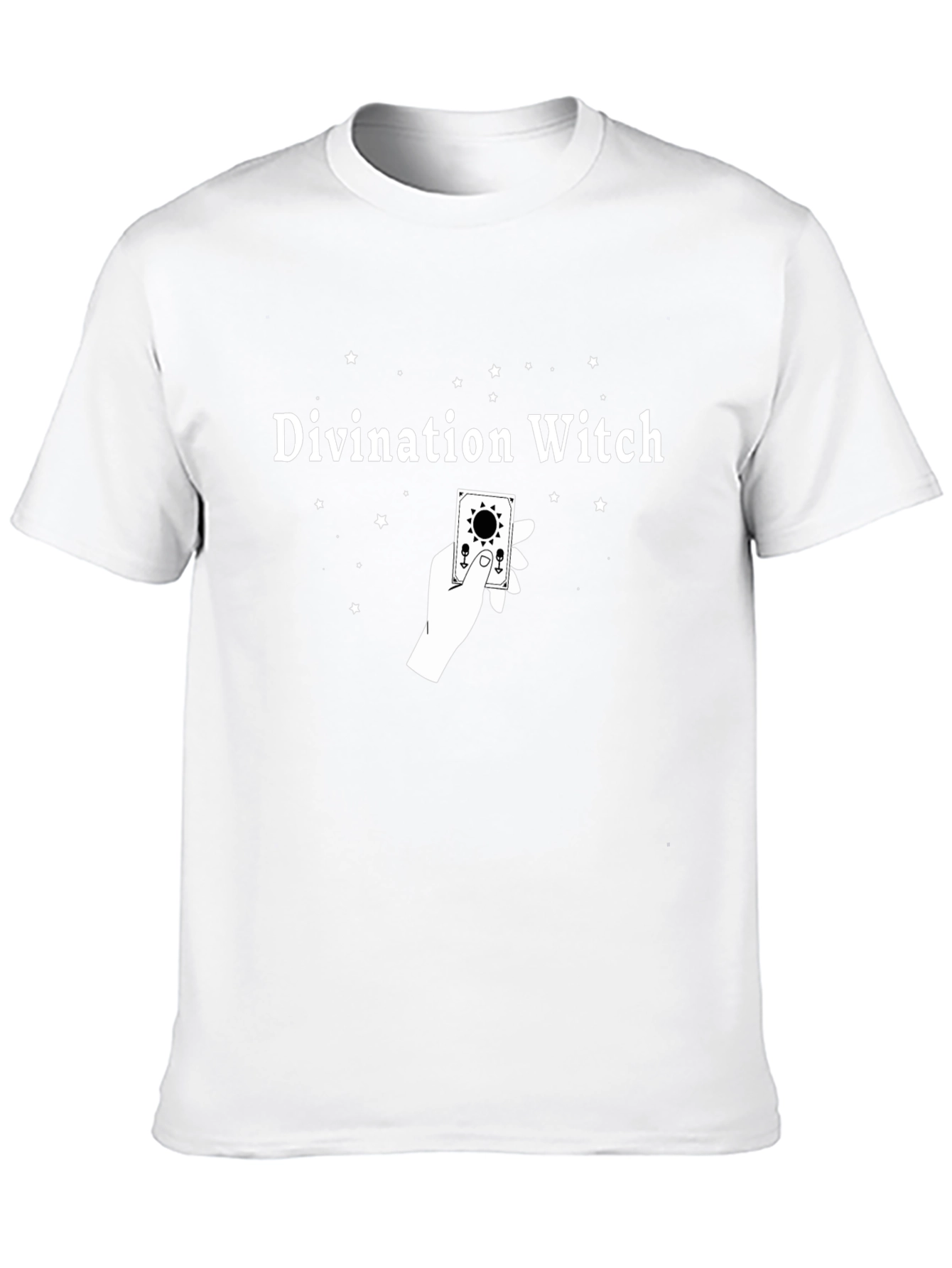 Divination Witch Graphic Tee - Unisex Black T-Shirt