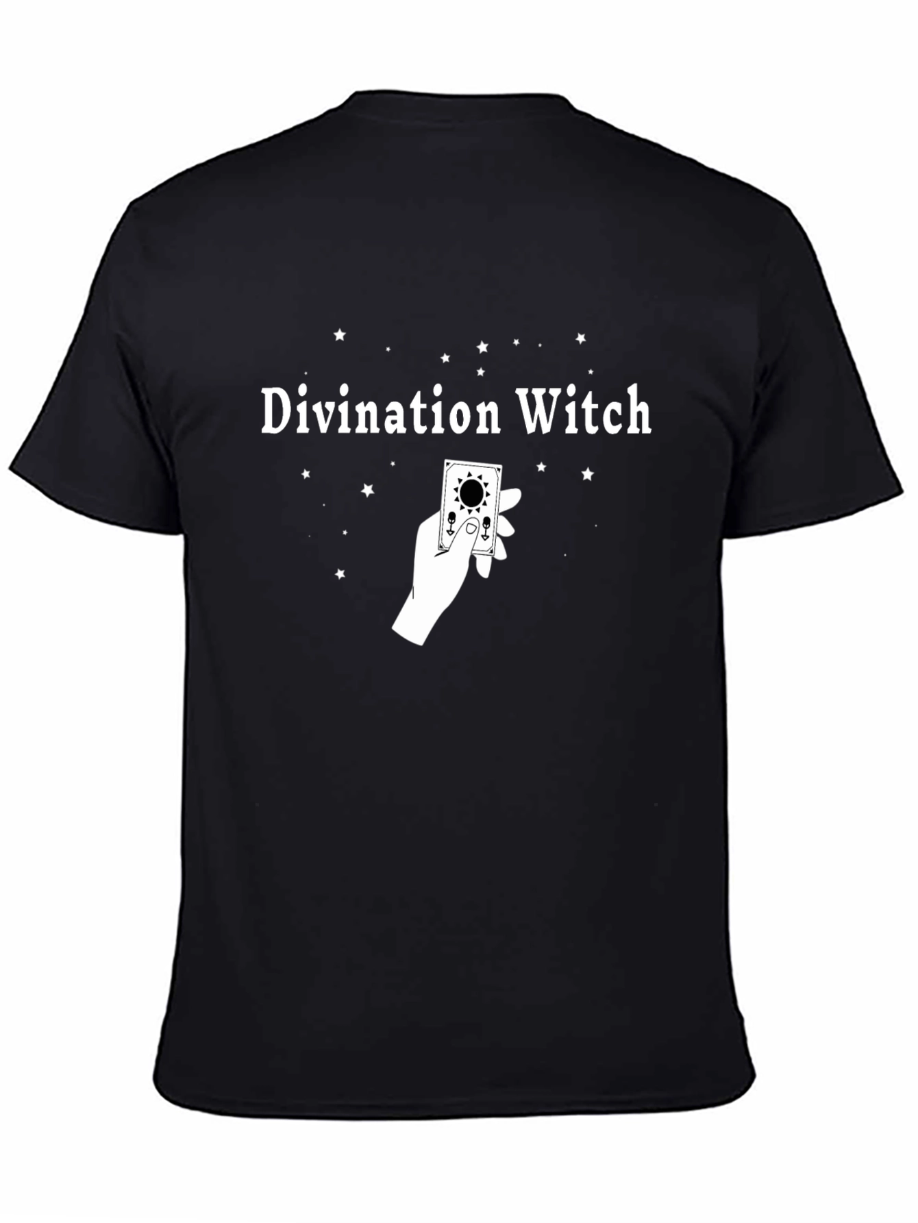 Divination Witch Graphic Tee - Unisex Black T-Shirt