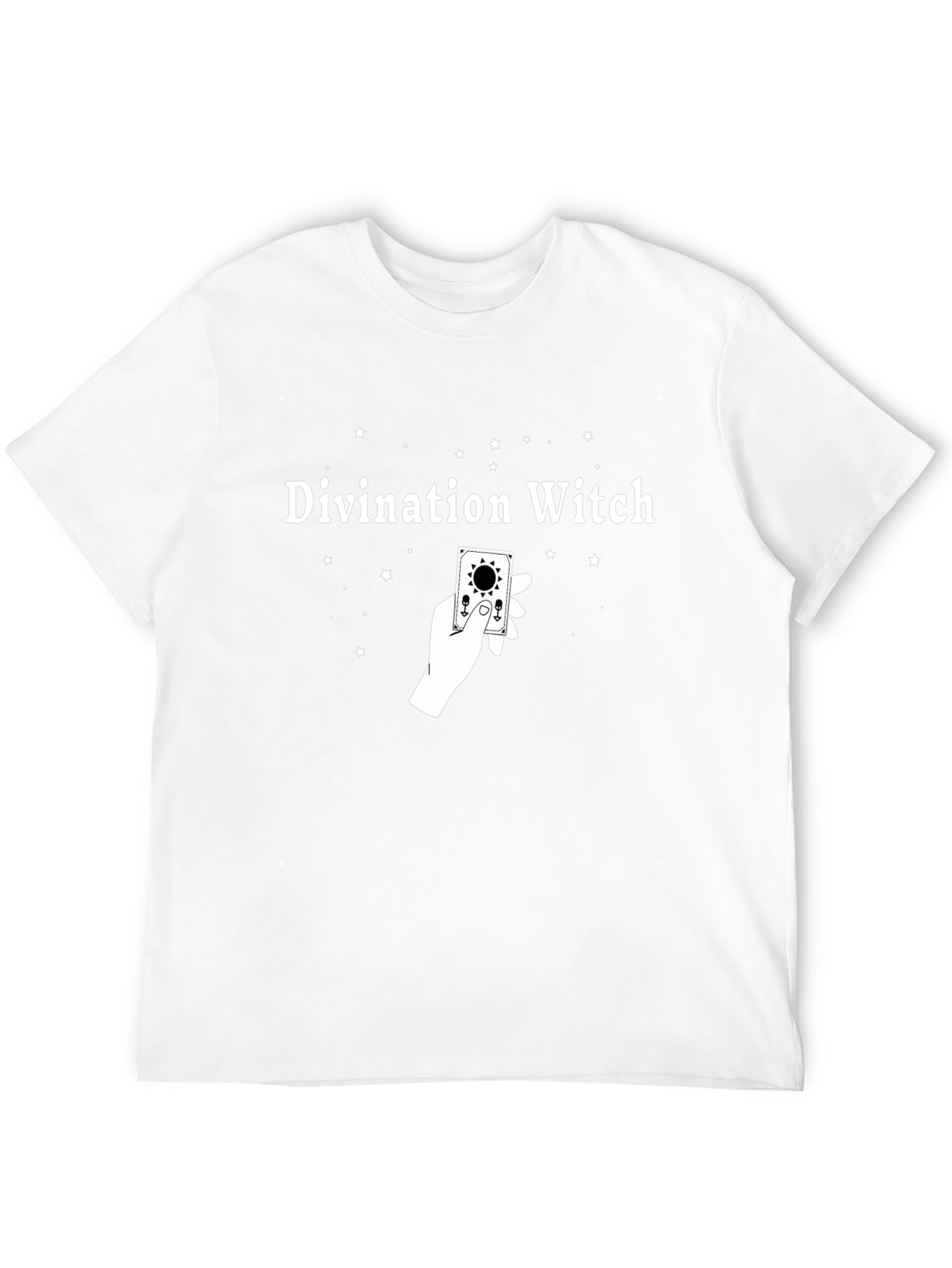 Divination Witch Graphic Tee - Unisex Black T-Shirt