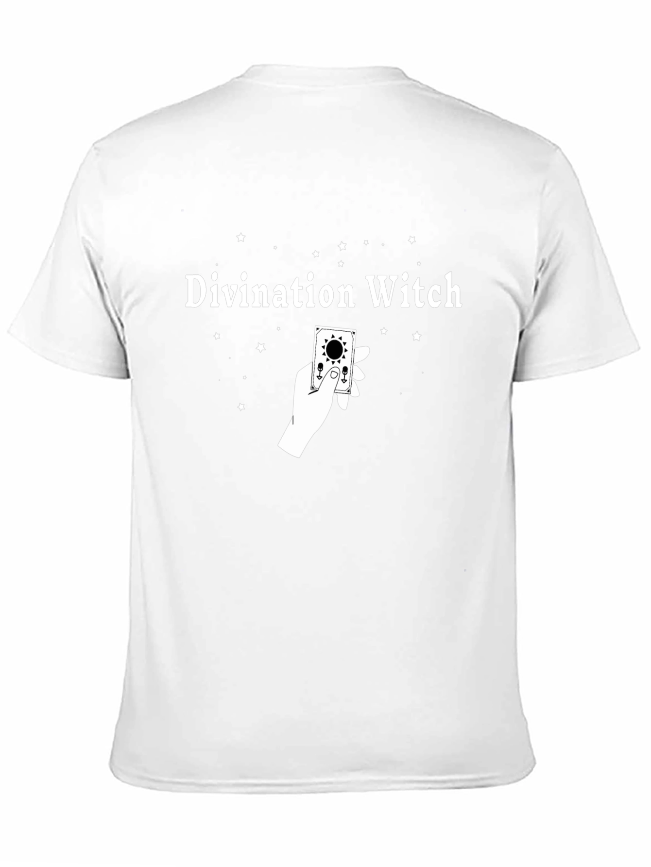 Divination Witch Graphic Tee - Unisex Black T-Shirt