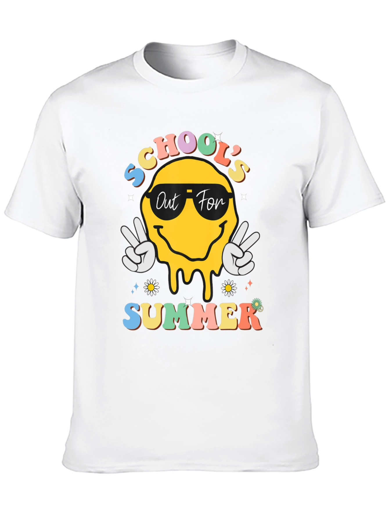 Schools Out for Summer Black T-Shirt