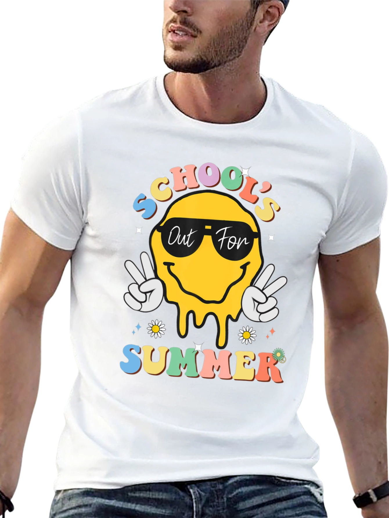 Schools Out for Summer Black T-Shirt