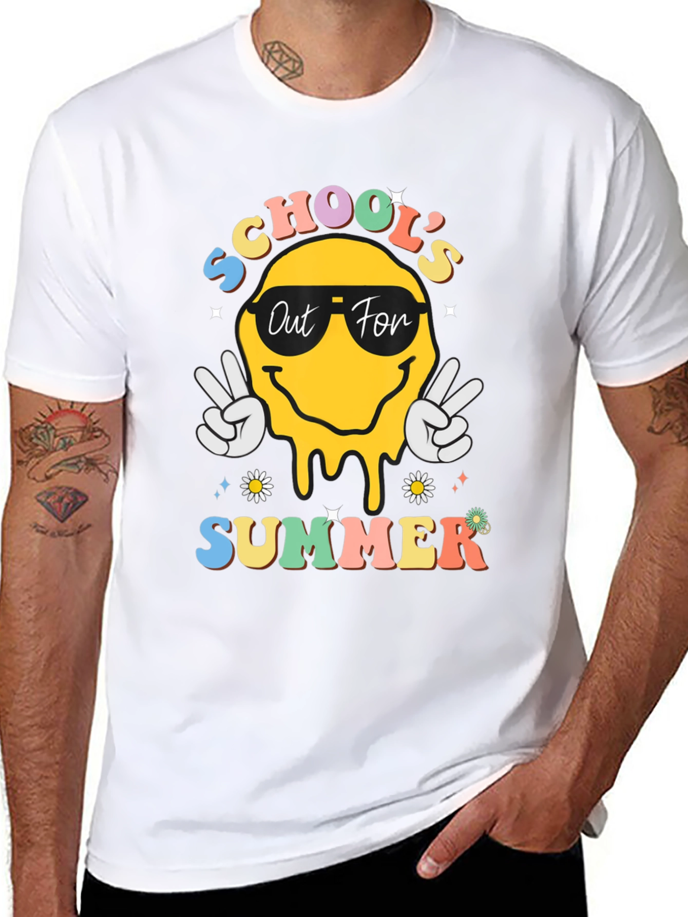 Schools Out for Summer Black T-Shirt