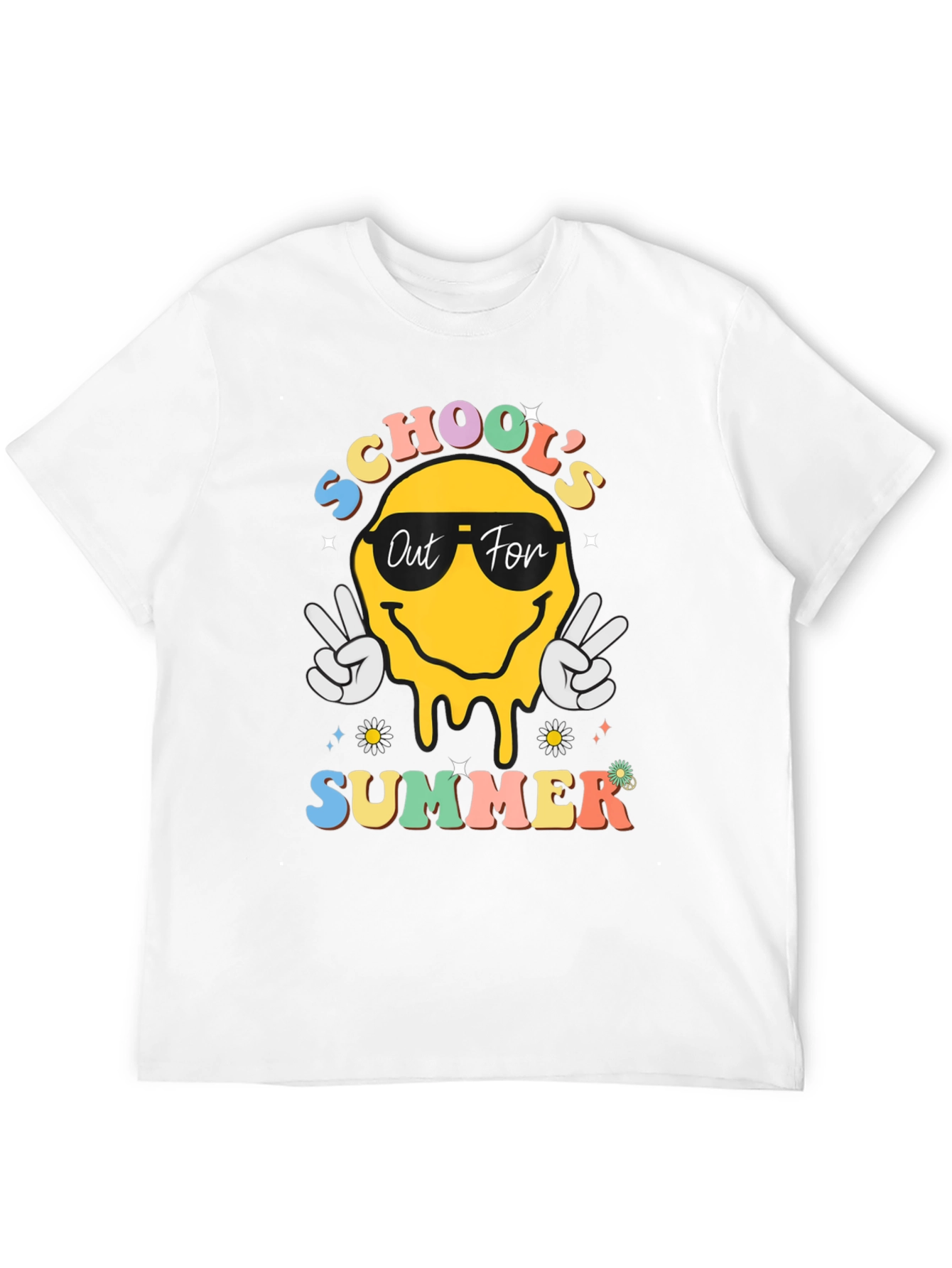 Schools Out for Summer Black T-Shirt