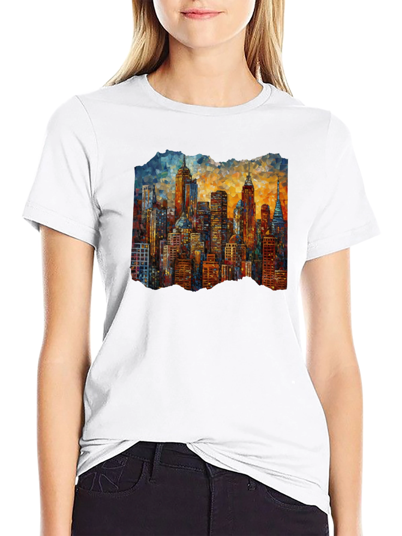 Cityscape Graphic Tee - Urban Style