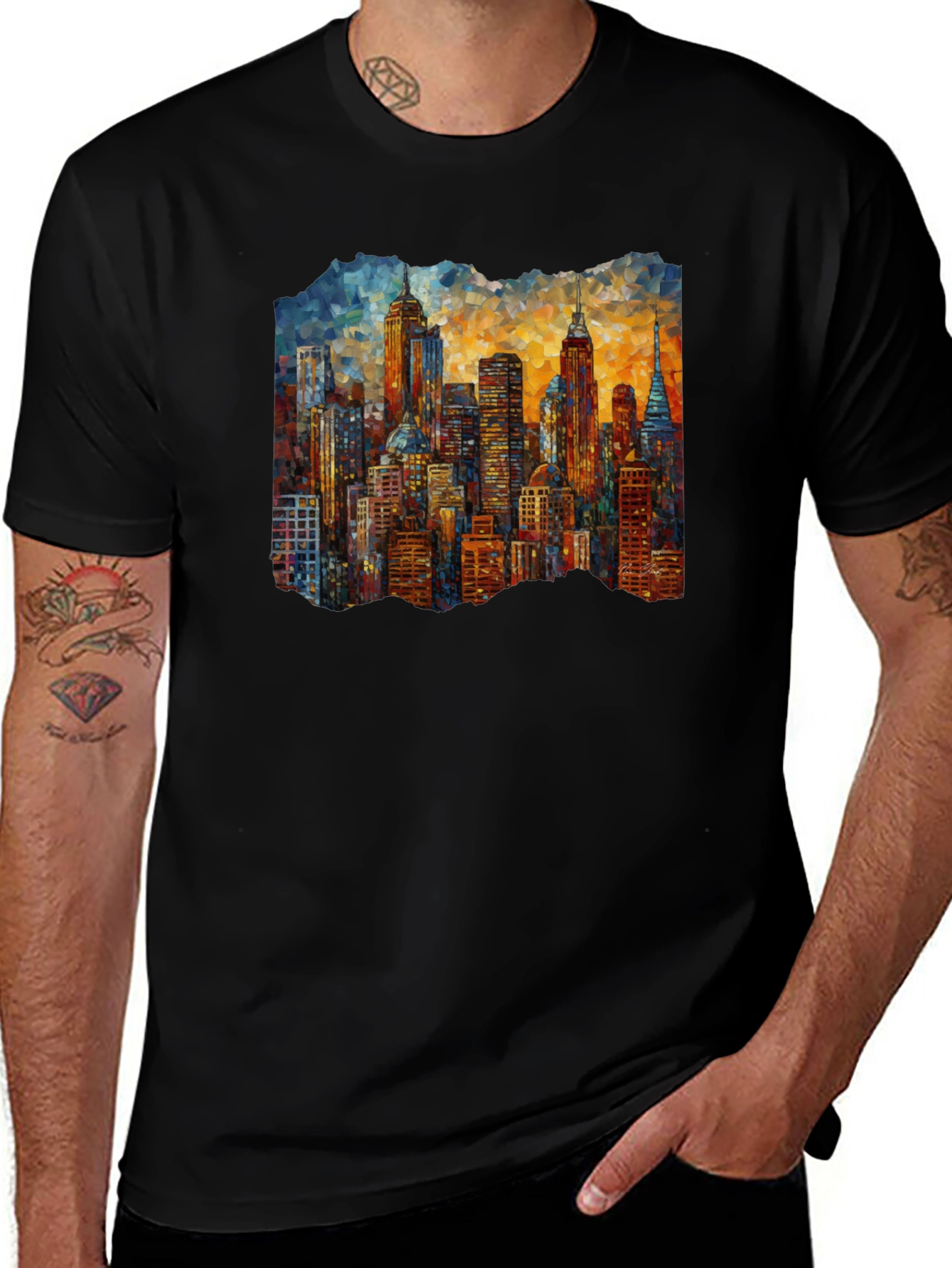 Cityscape Graphic Tee - Urban Style