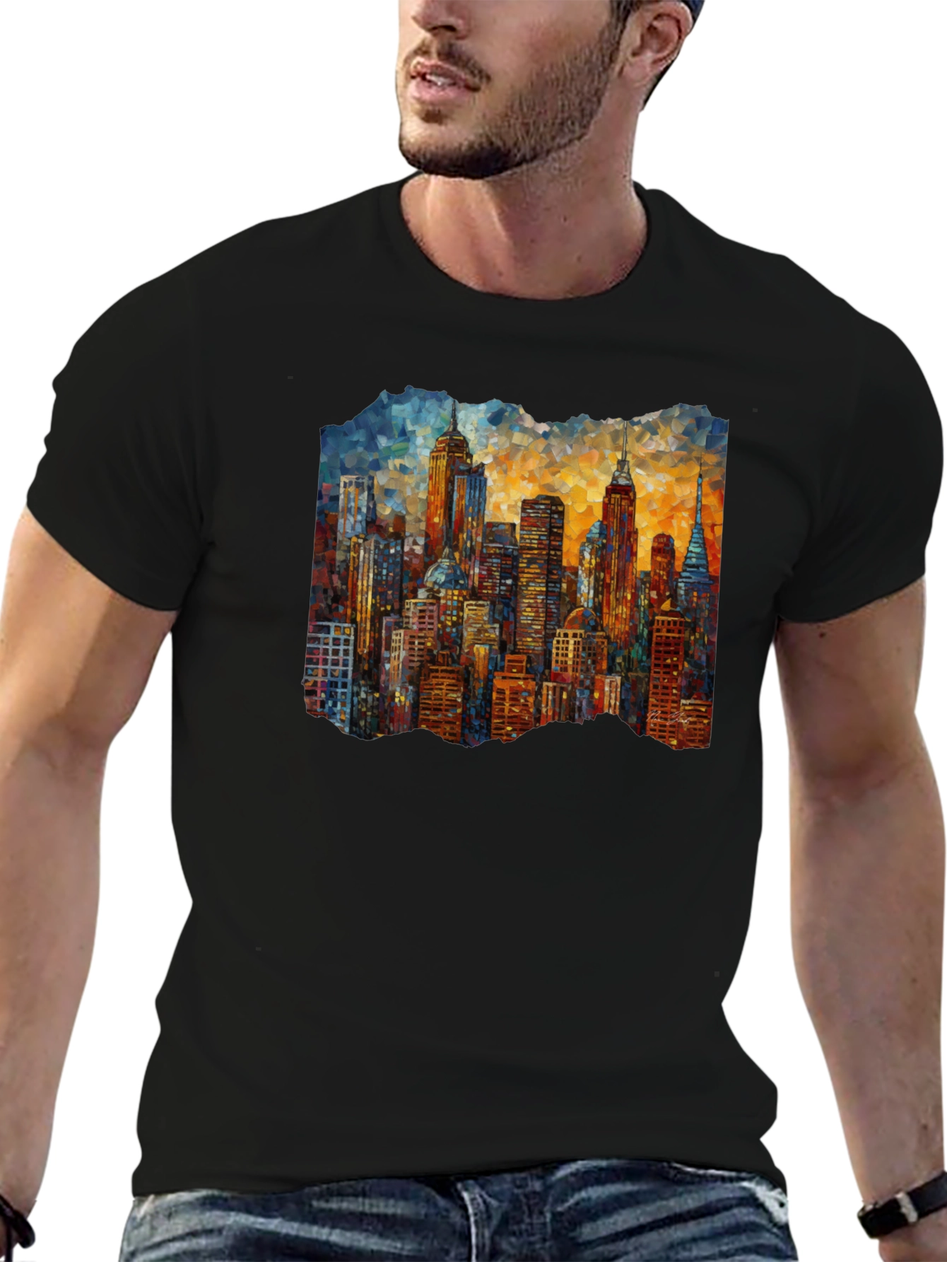 Cityscape Graphic Tee - Urban Style