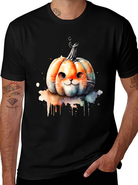 Cat Pumpkin T-Shirt: Halloween Edition