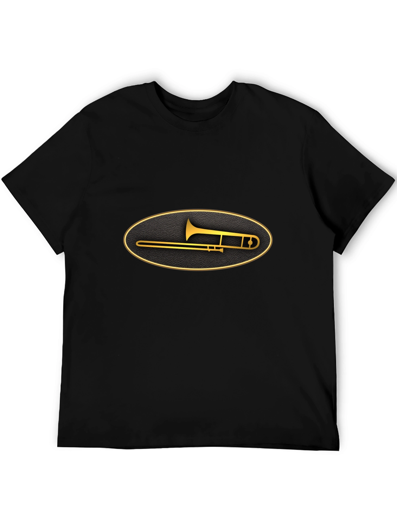 Trombone Graphic Tee - Stylish Music Lover T-Shirt
