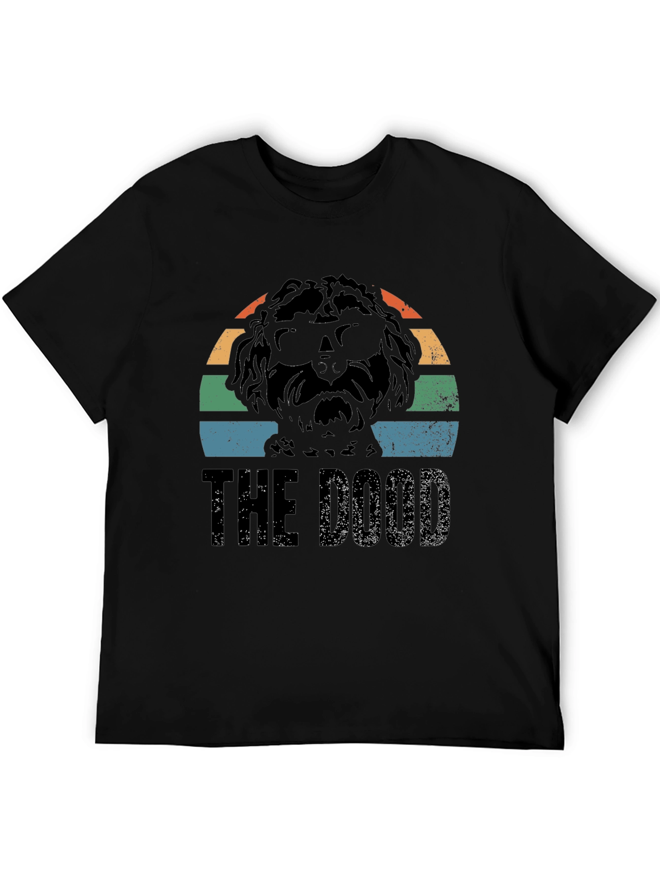 The Doggo Retro Sunset Graphic Tee