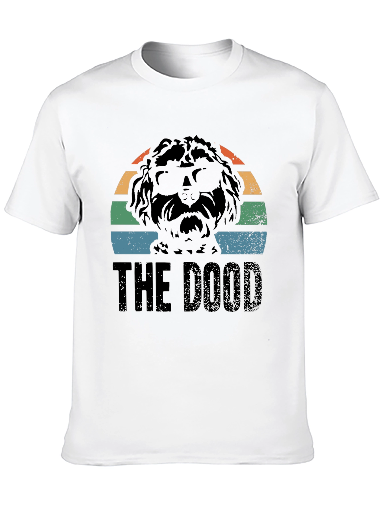 The Doggo Retro Sunset Graphic Tee