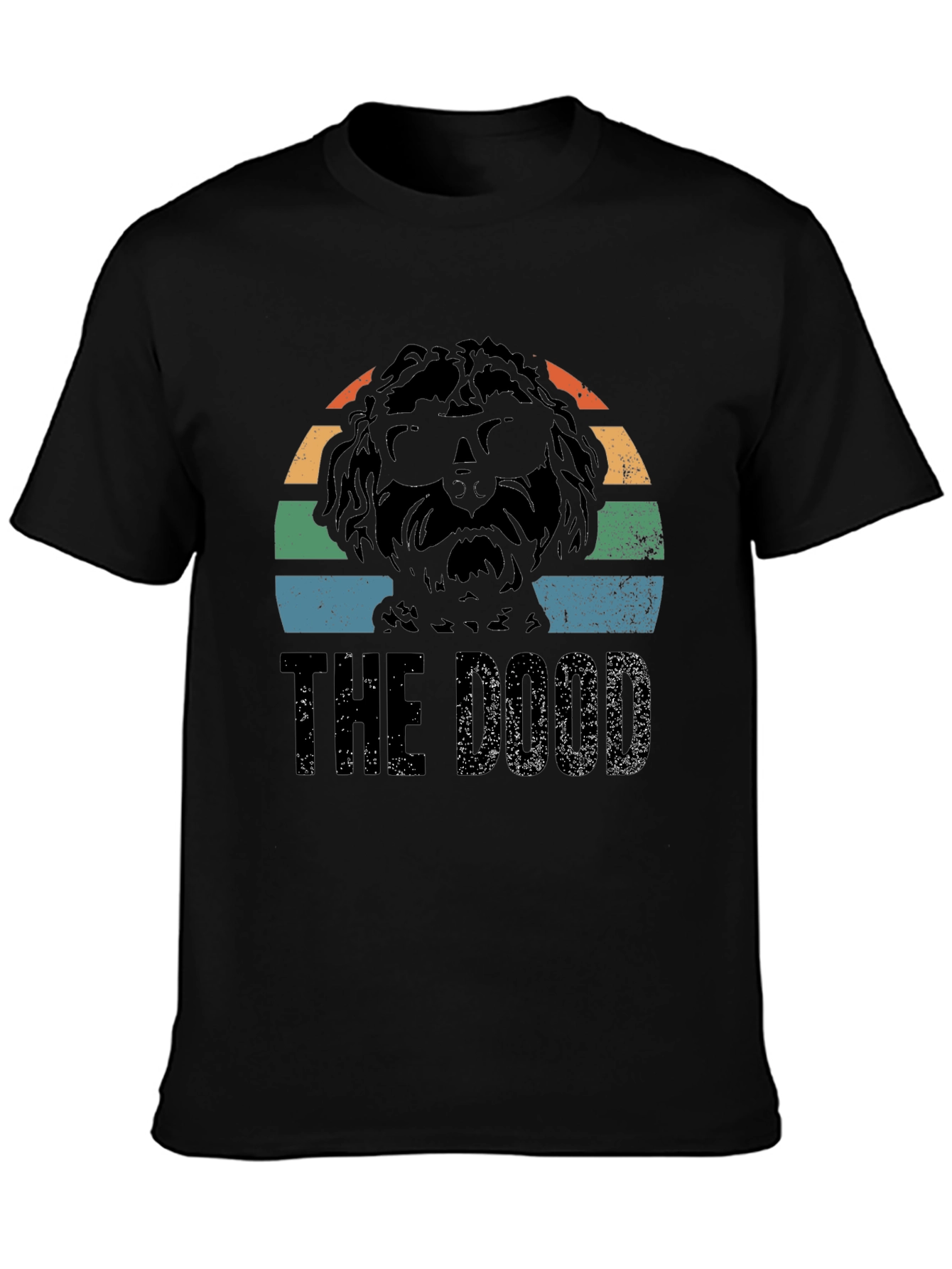 The Doggo Retro Sunset Graphic Tee