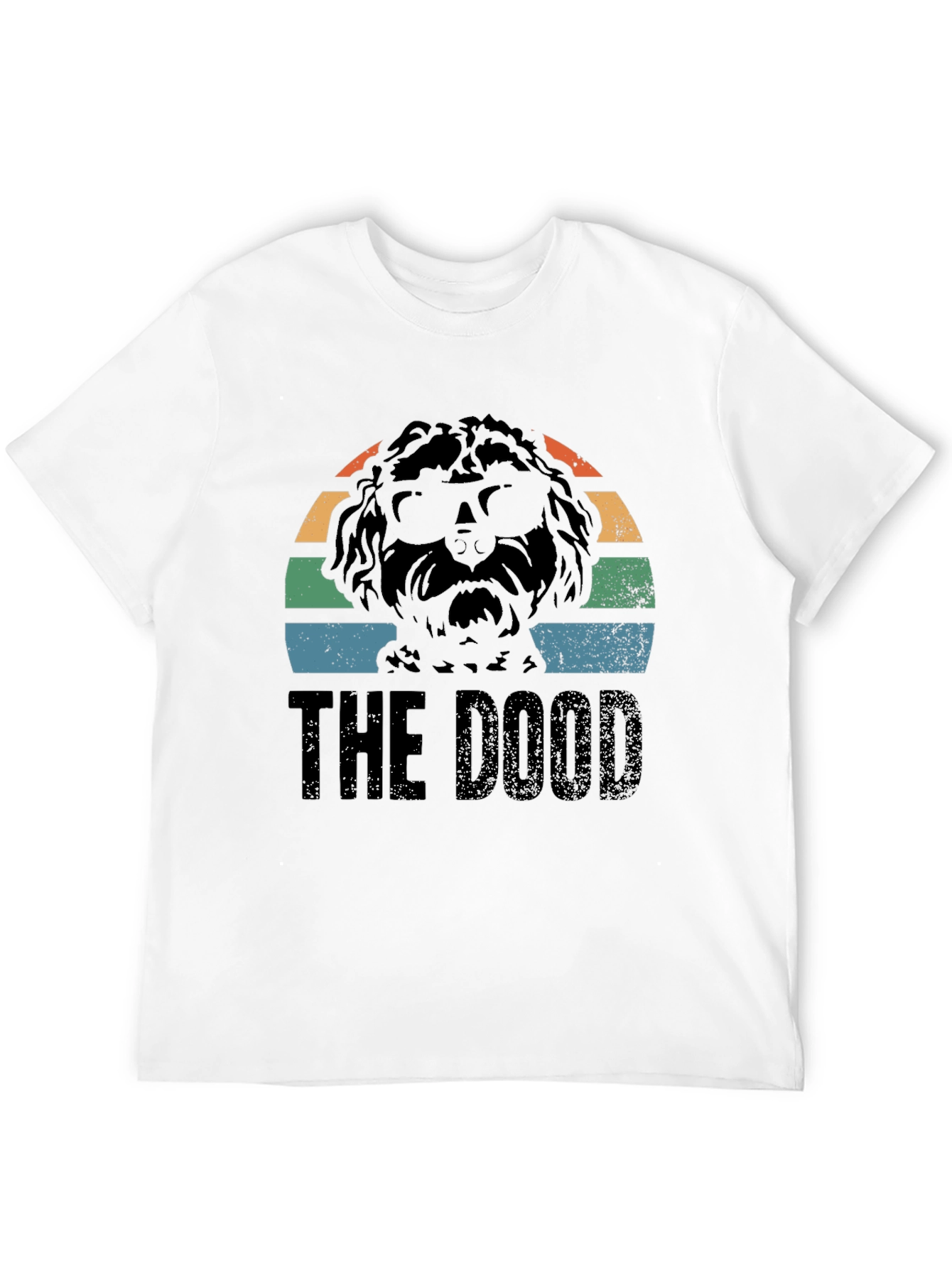 The Doggo Retro Sunset Graphic Tee