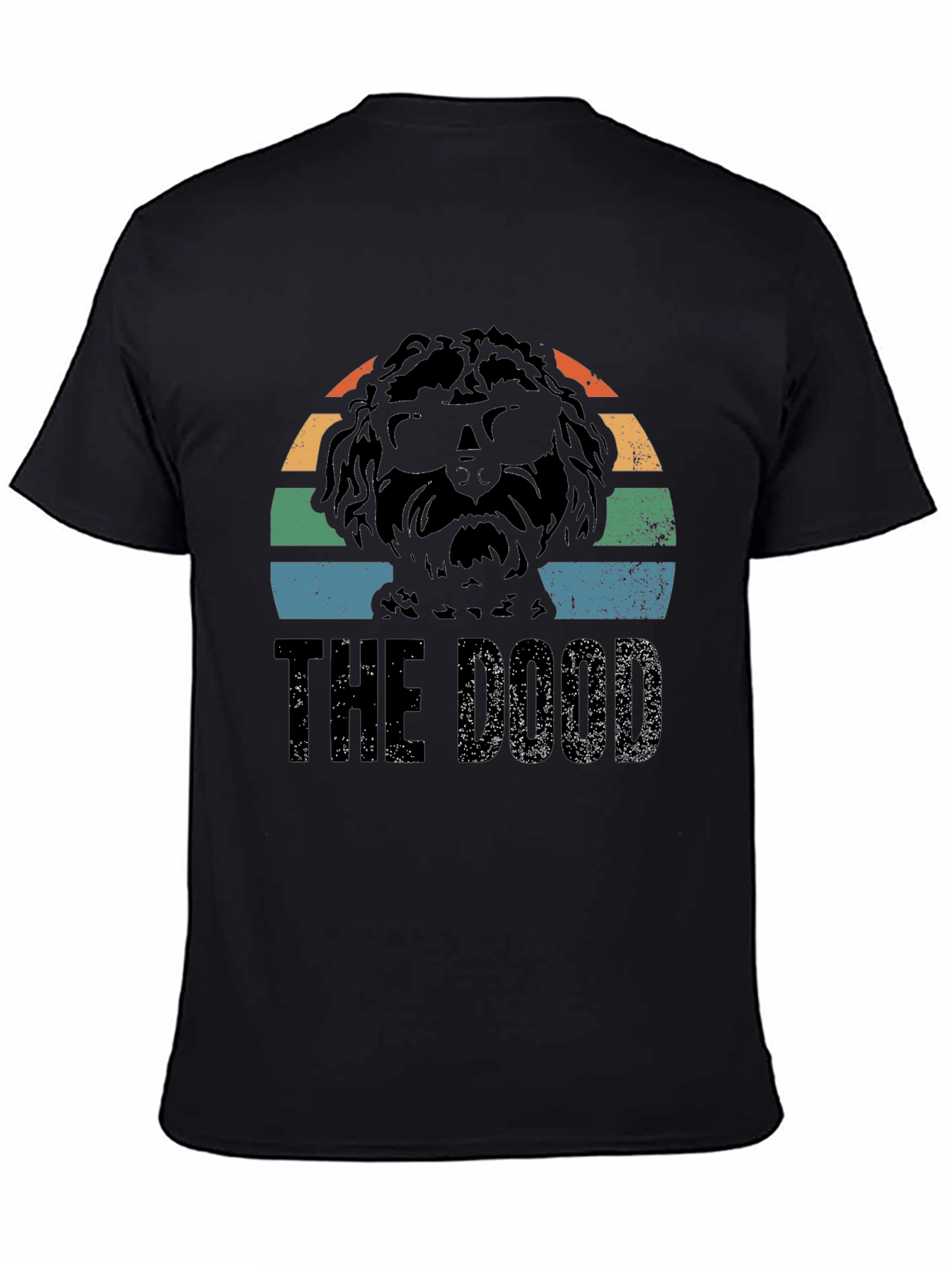 The Doggo Retro Sunset Graphic Tee